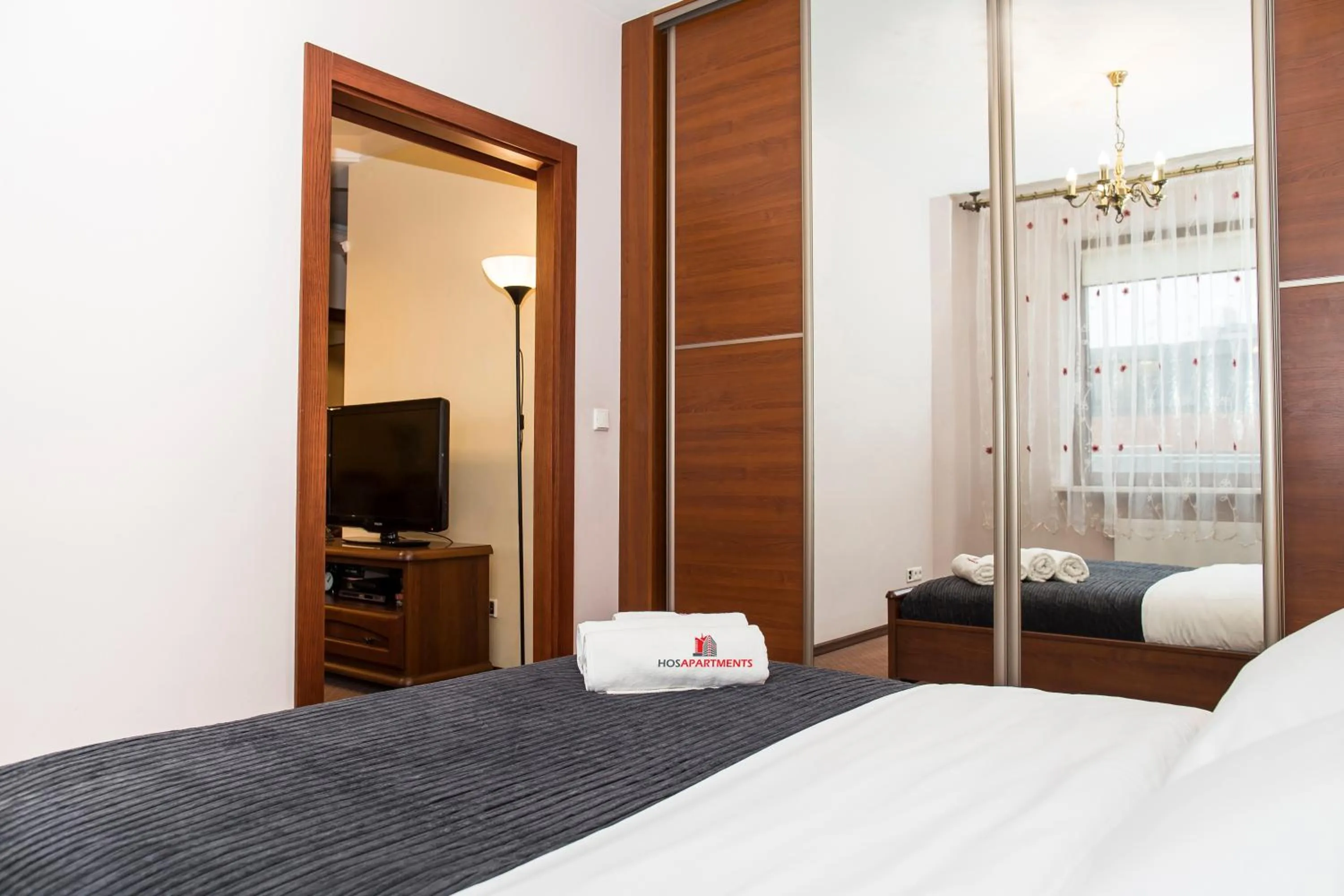 Bedroom, Bed in Hosapartments City Center