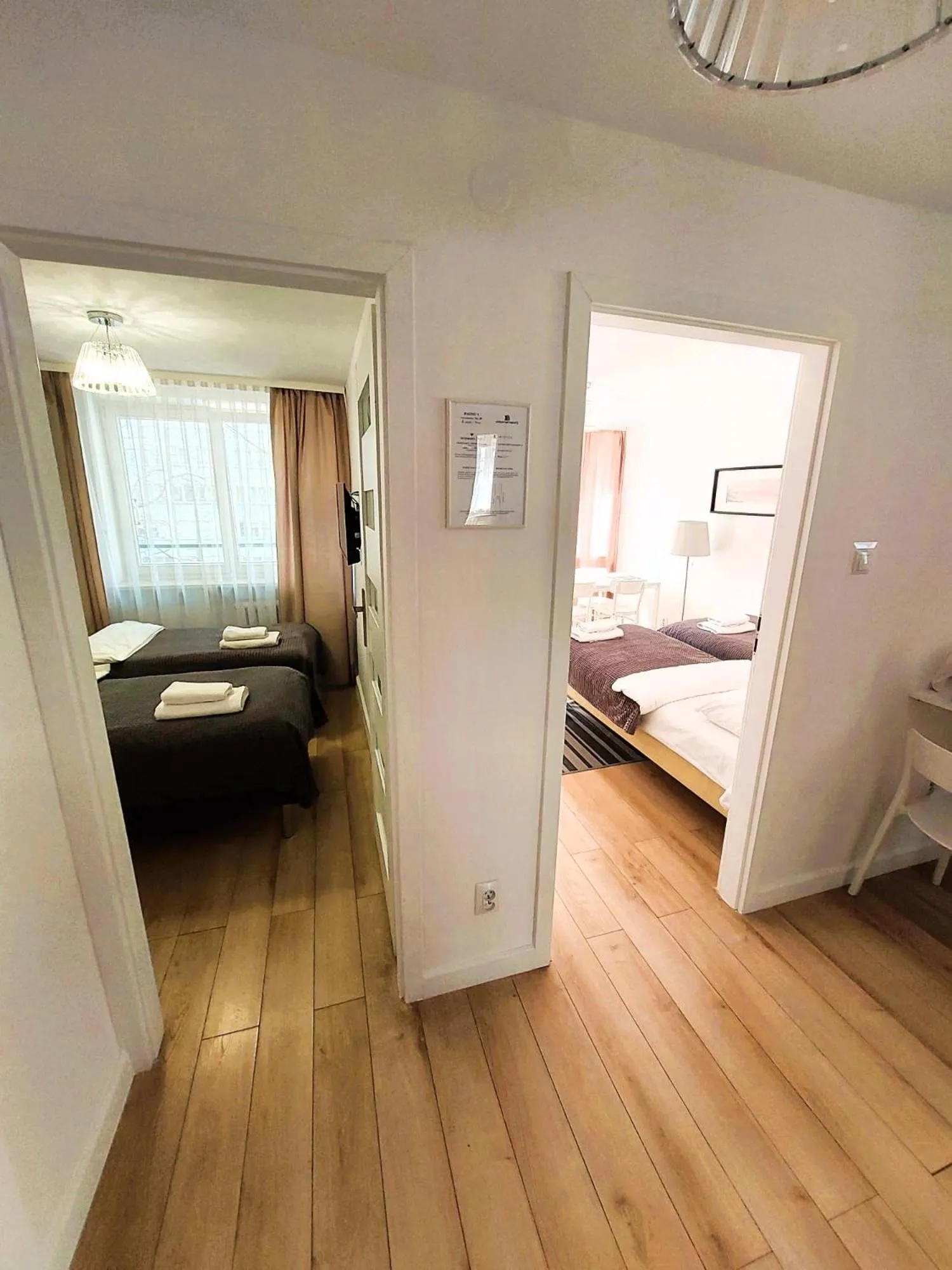 View (from property/room), Bed in Hosapartments City Center