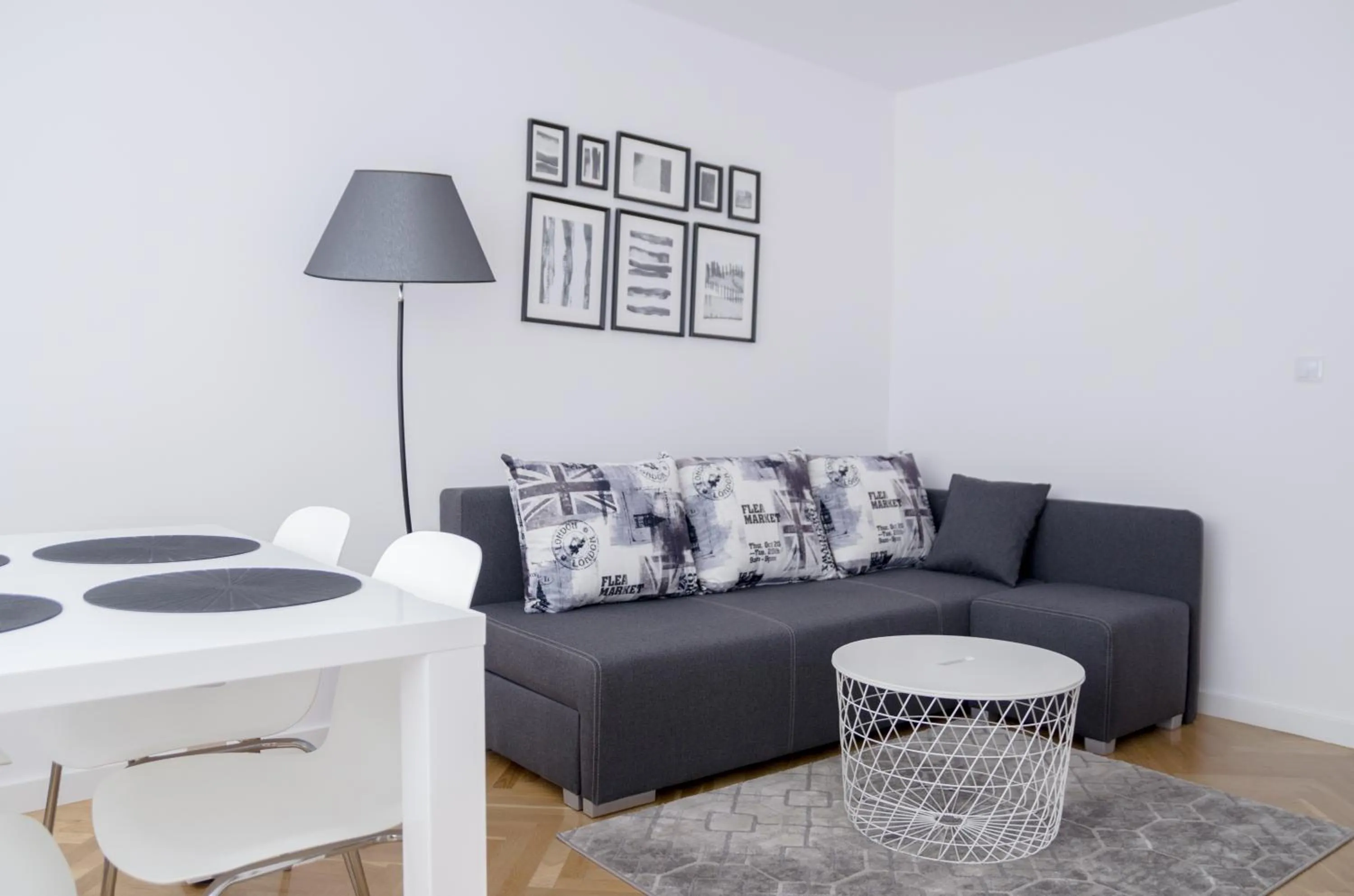 Living room in Hosapartments City Center