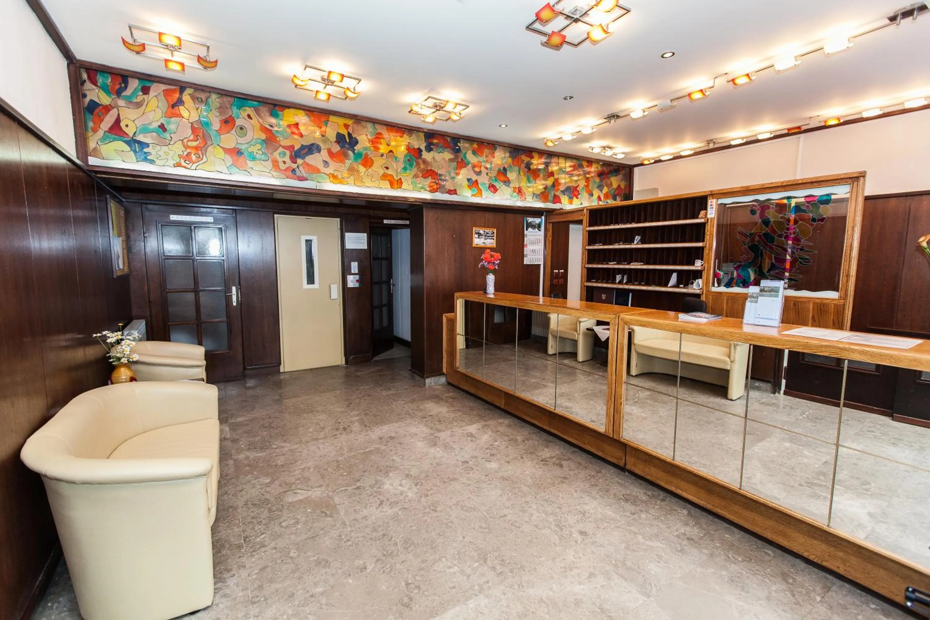 Lobby or reception in Hotel Zagreb