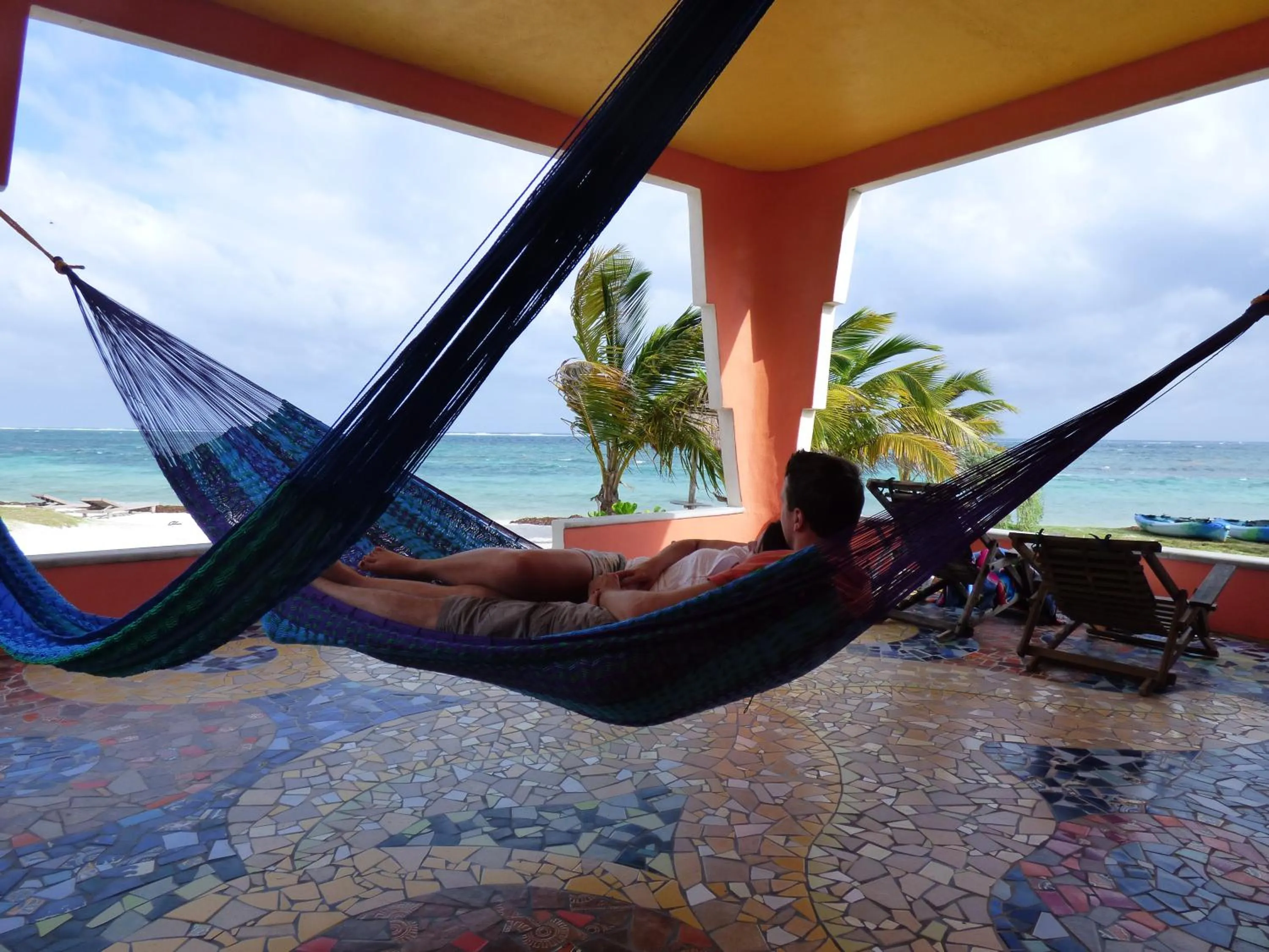 Patio in Mayan Beach Garden