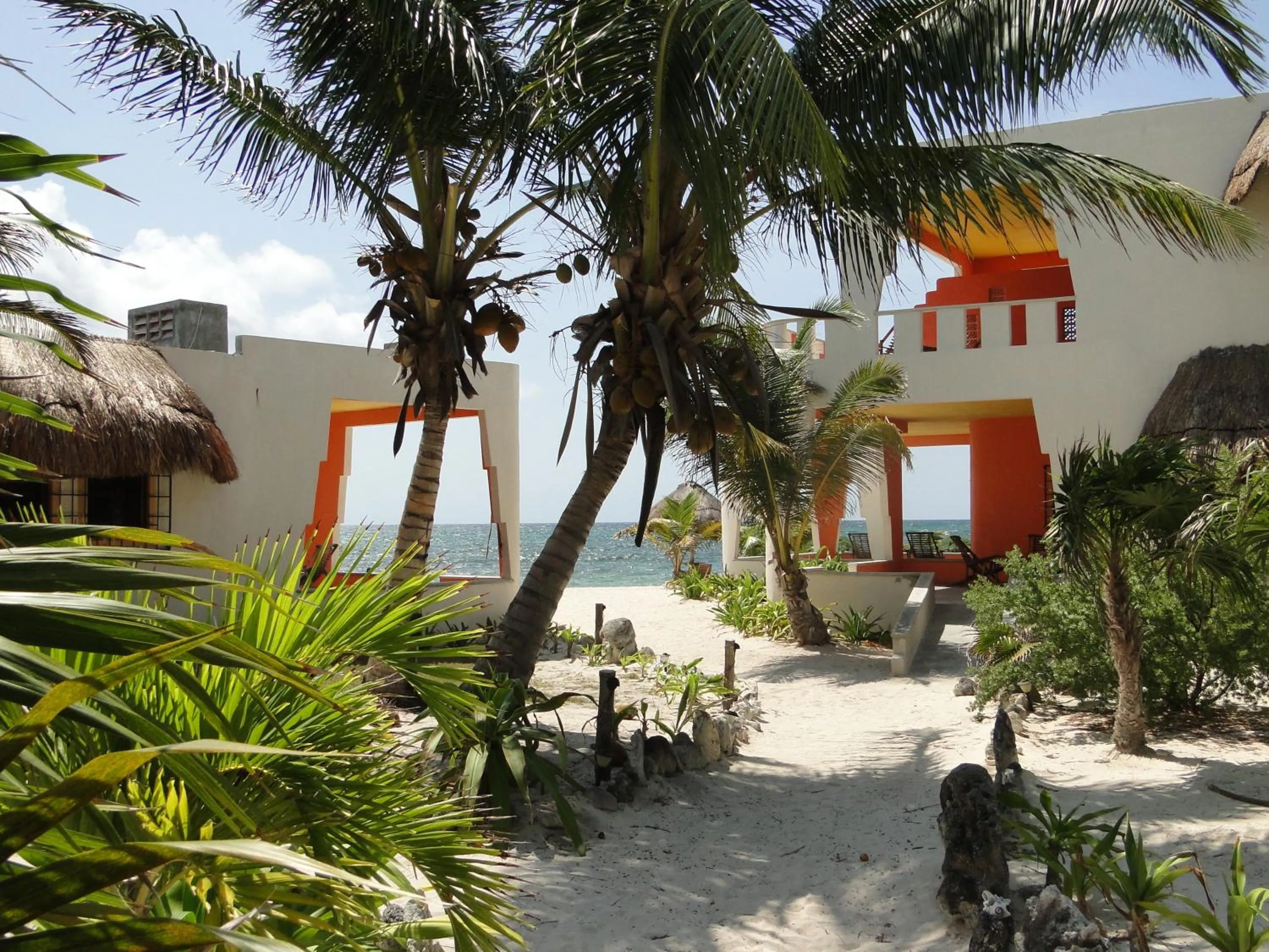Patio in Mayan Beach Garden