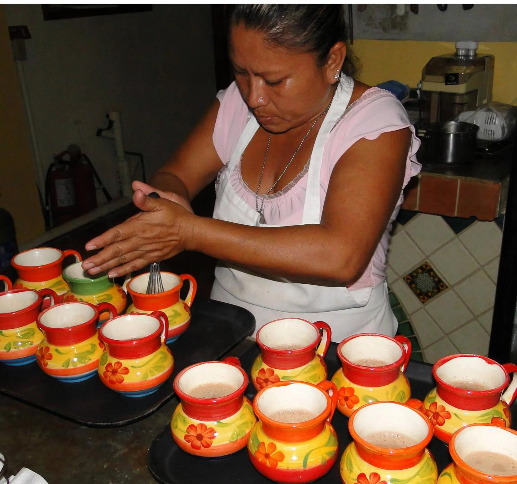 Food and drinks in Mayan Beach Garden