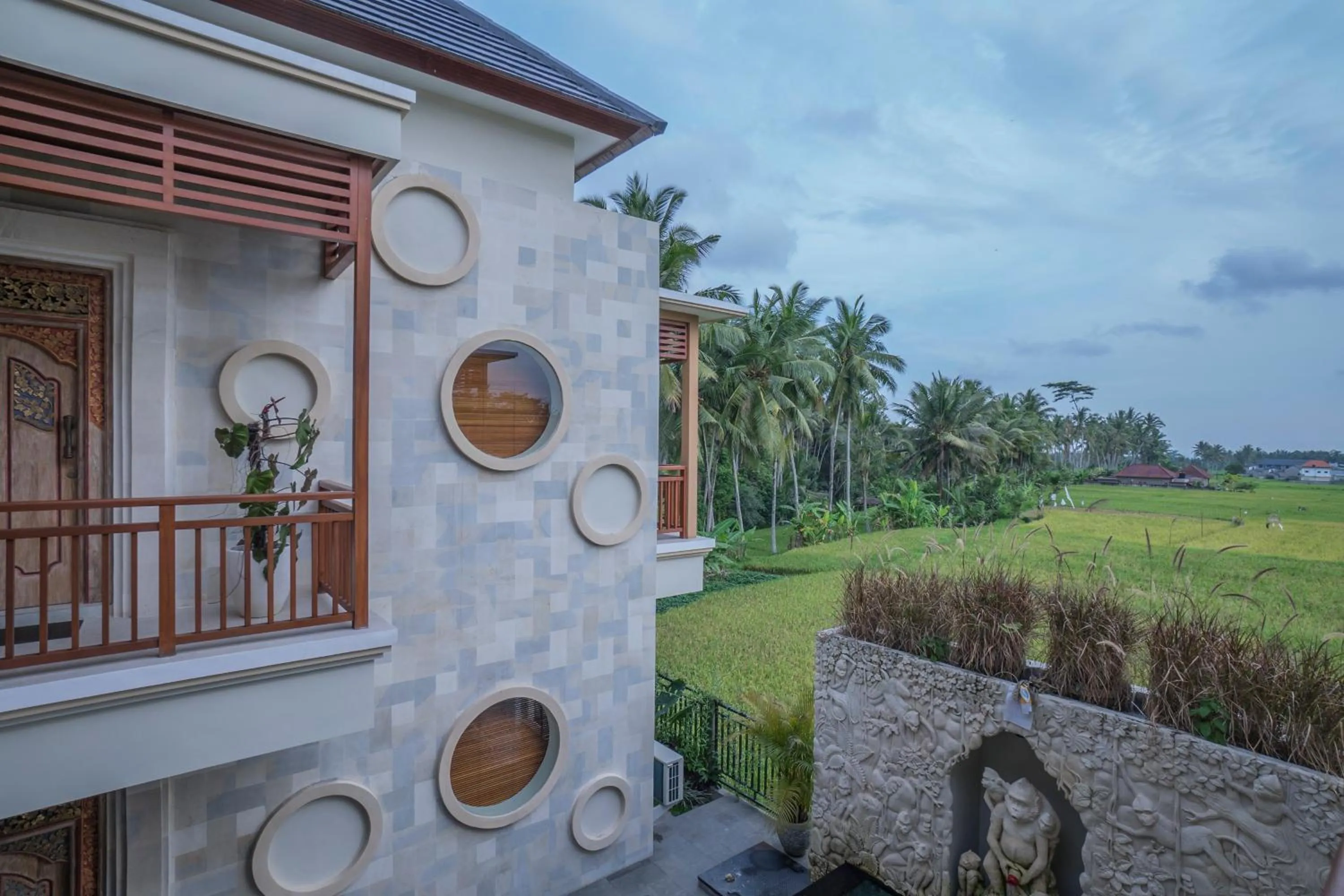 Garden view in Villa Kirani Ubud by Mahaputra