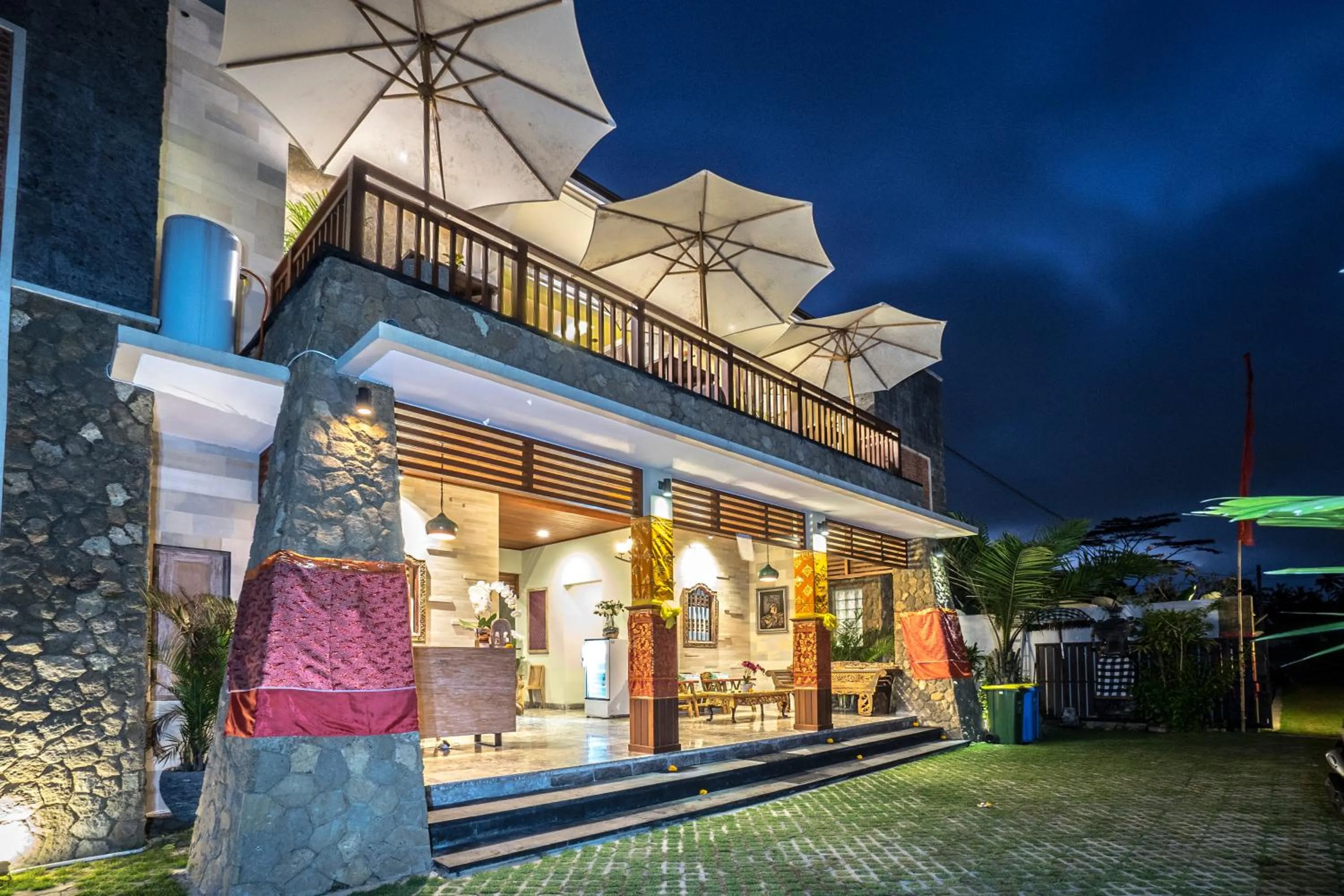 Lobby or reception in Villa Kirani Ubud by Mahaputra