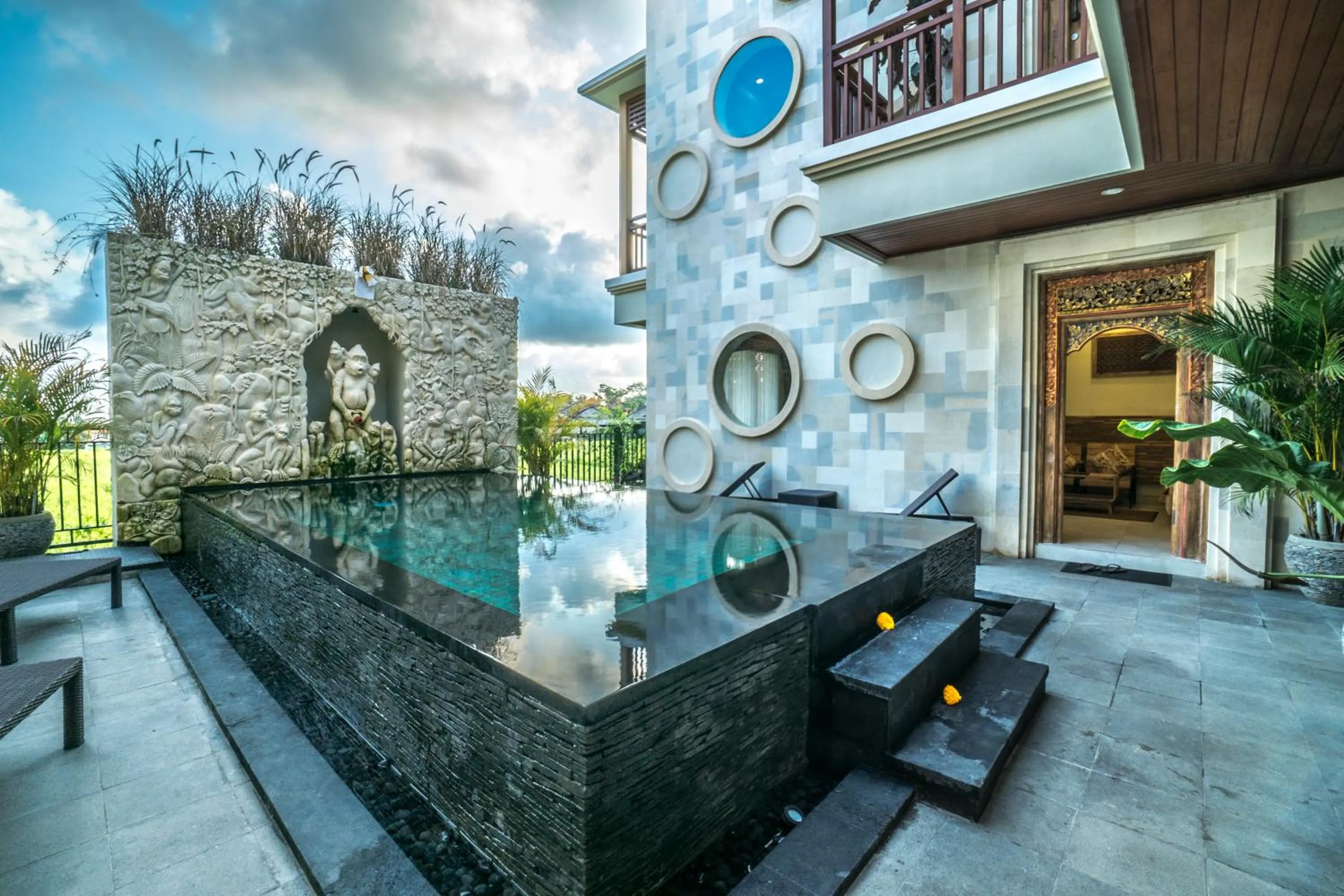 Swimming pool in Villa Kirani Ubud by Mahaputra