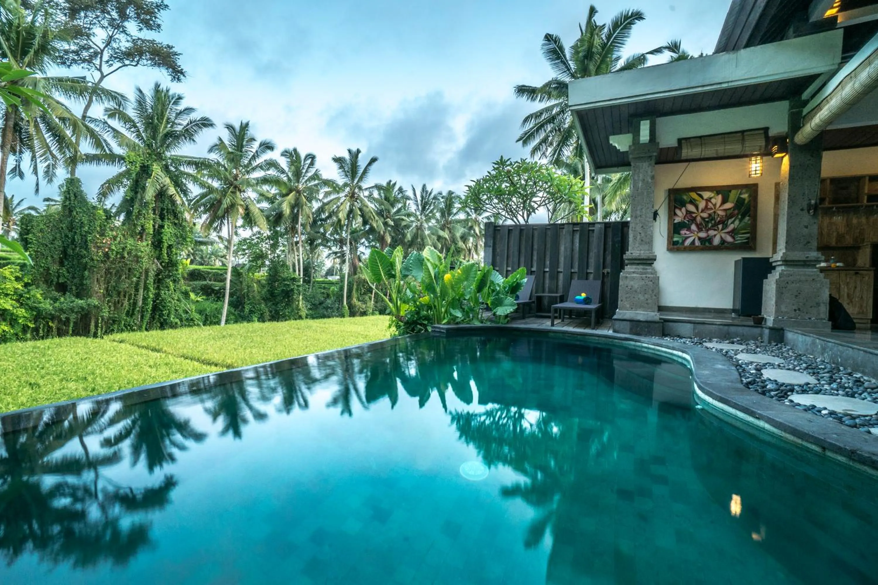 Swimming pool in Villa Kirani Ubud by Mahaputra