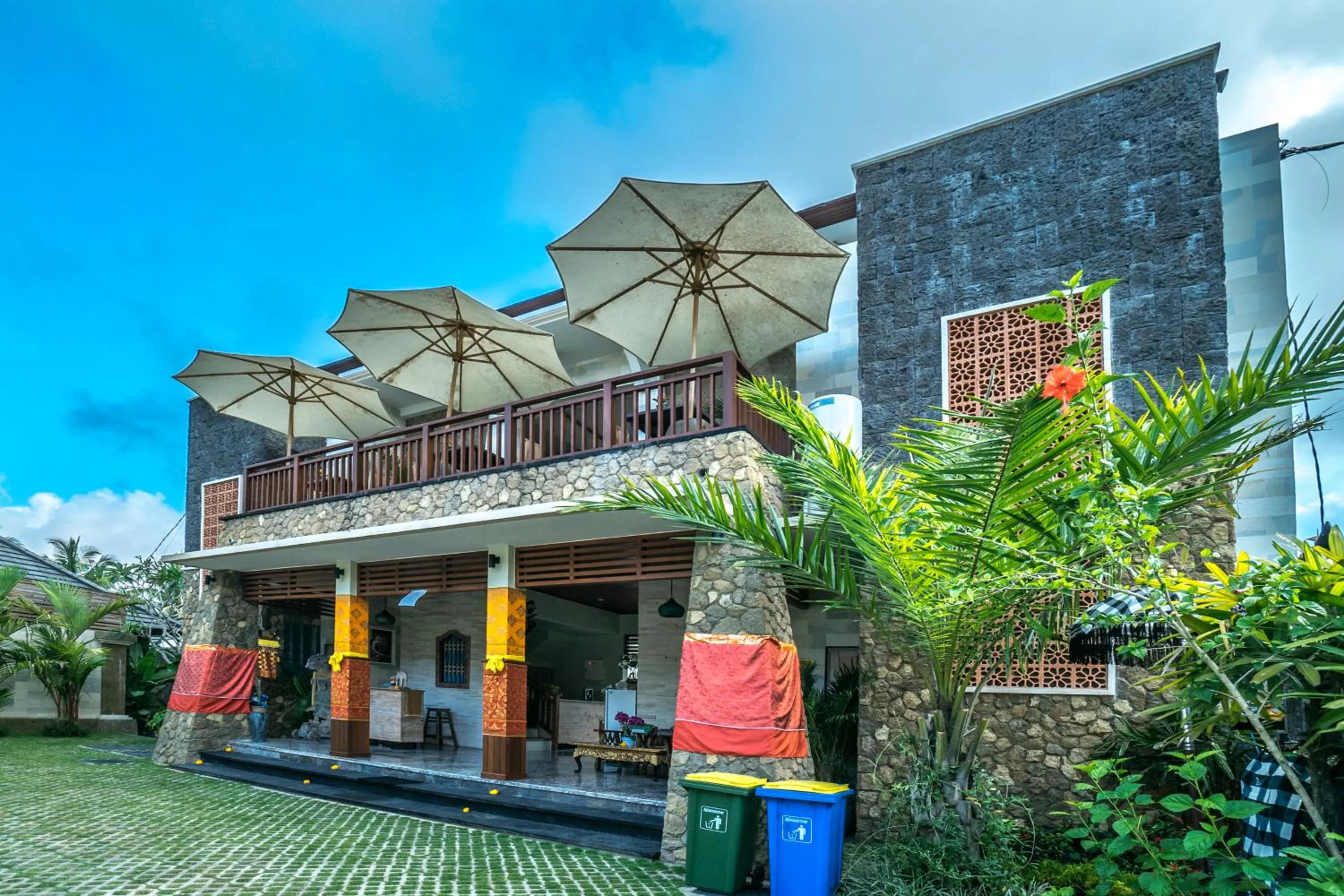 Lobby or reception in Villa Kirani Ubud by Mahaputra