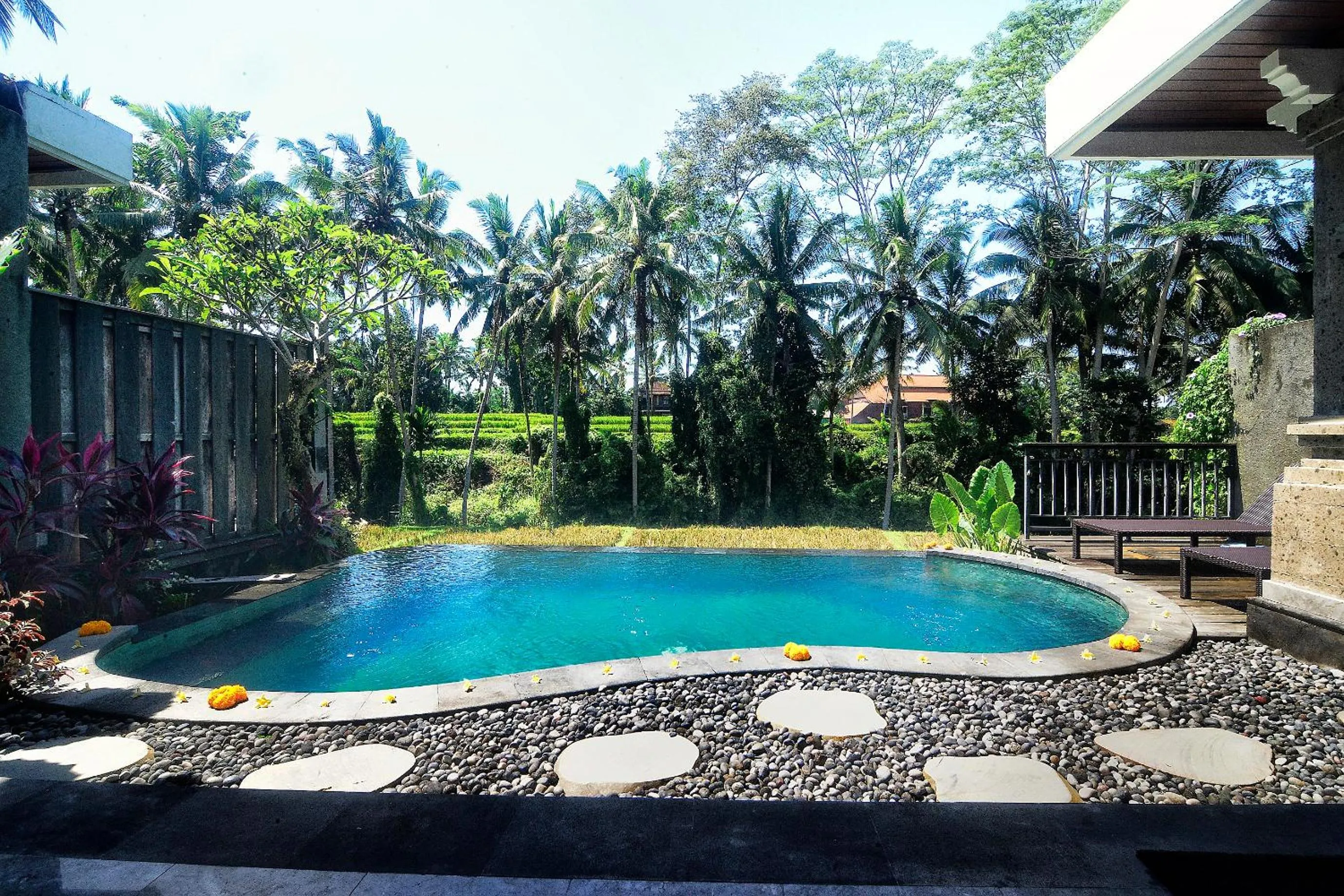 Swimming pool in Villa Kirani Ubud by Mahaputra