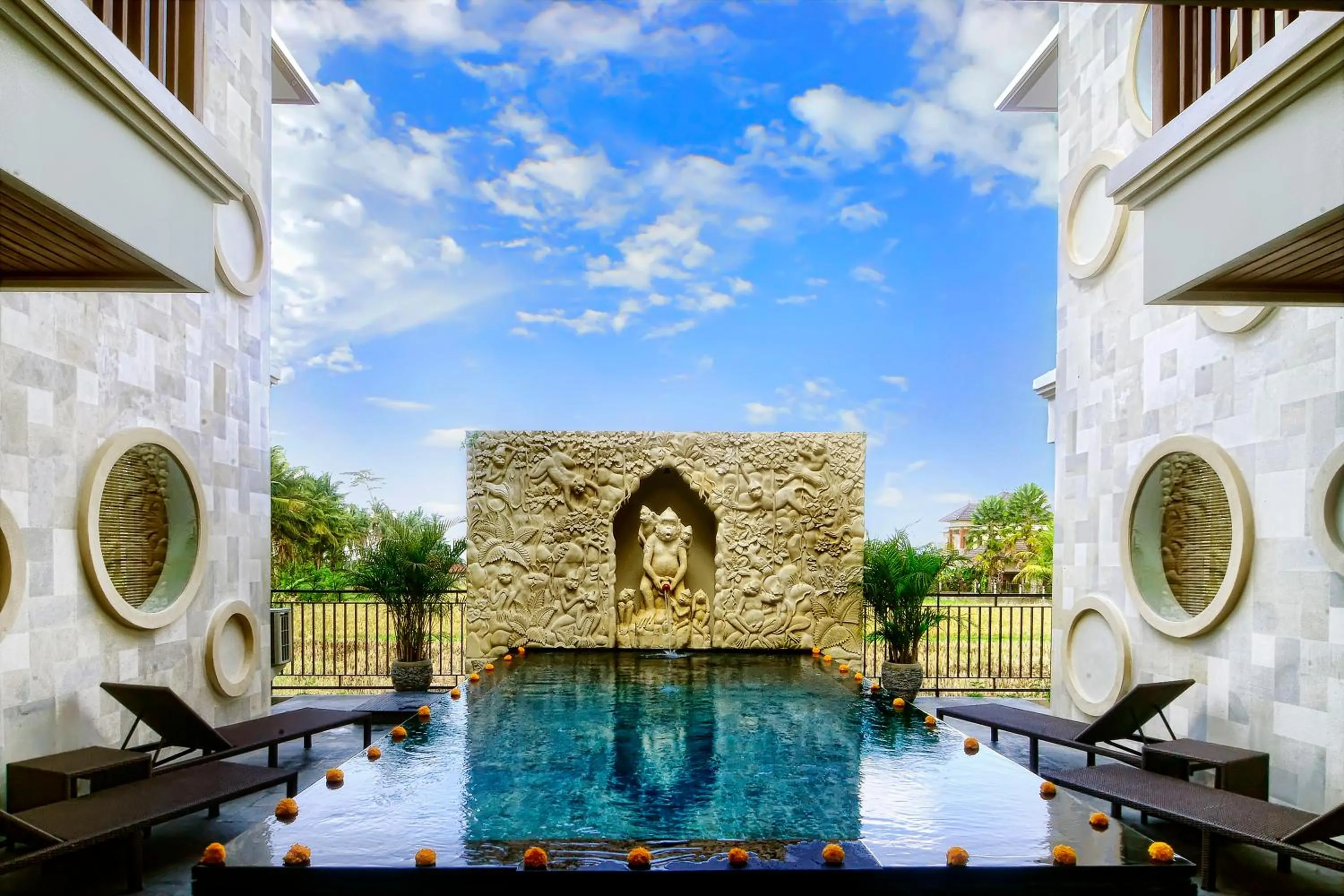 Swimming pool in Villa Kirani Ubud by Mahaputra