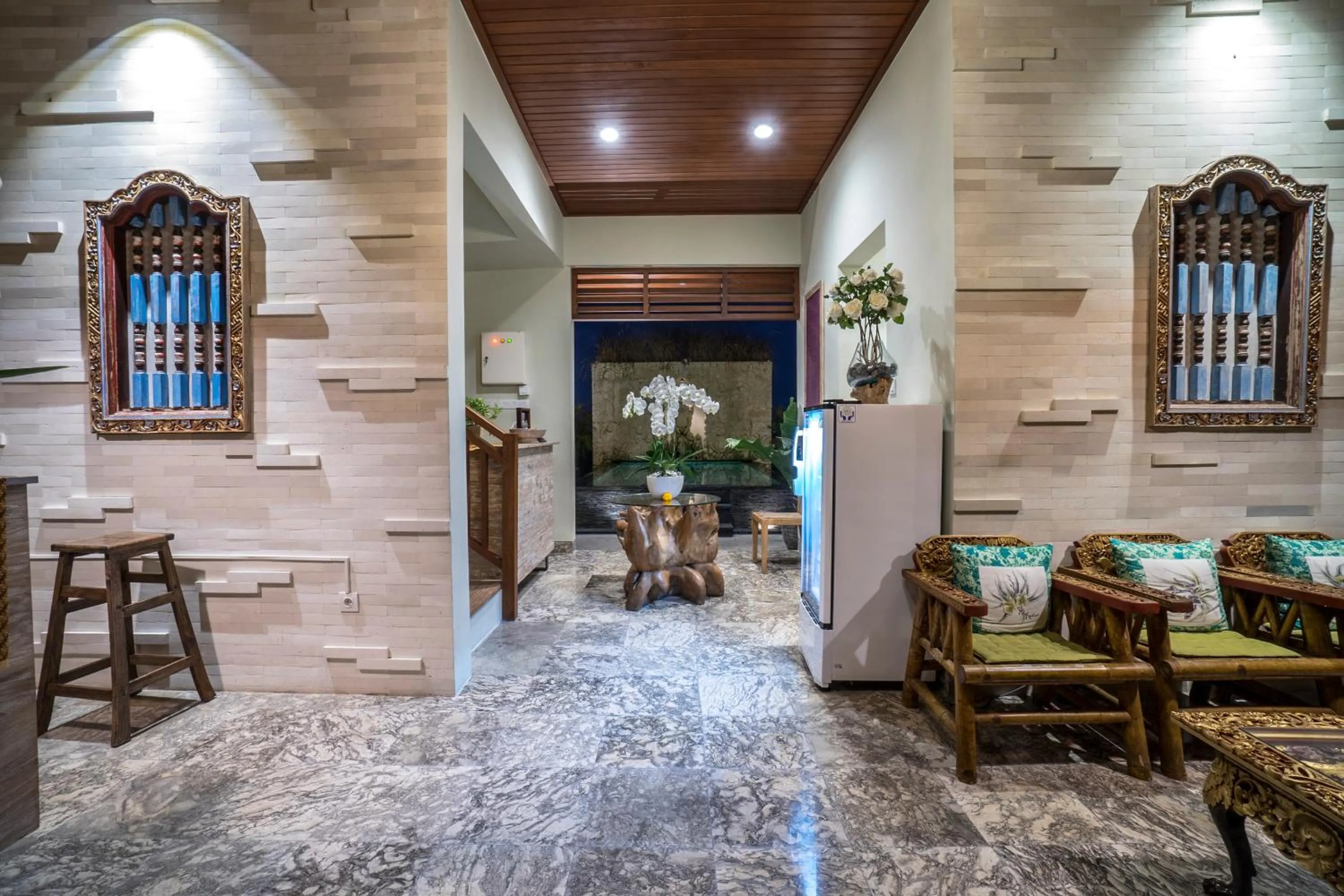 Lobby or reception in Villa Kirani Ubud by Mahaputra