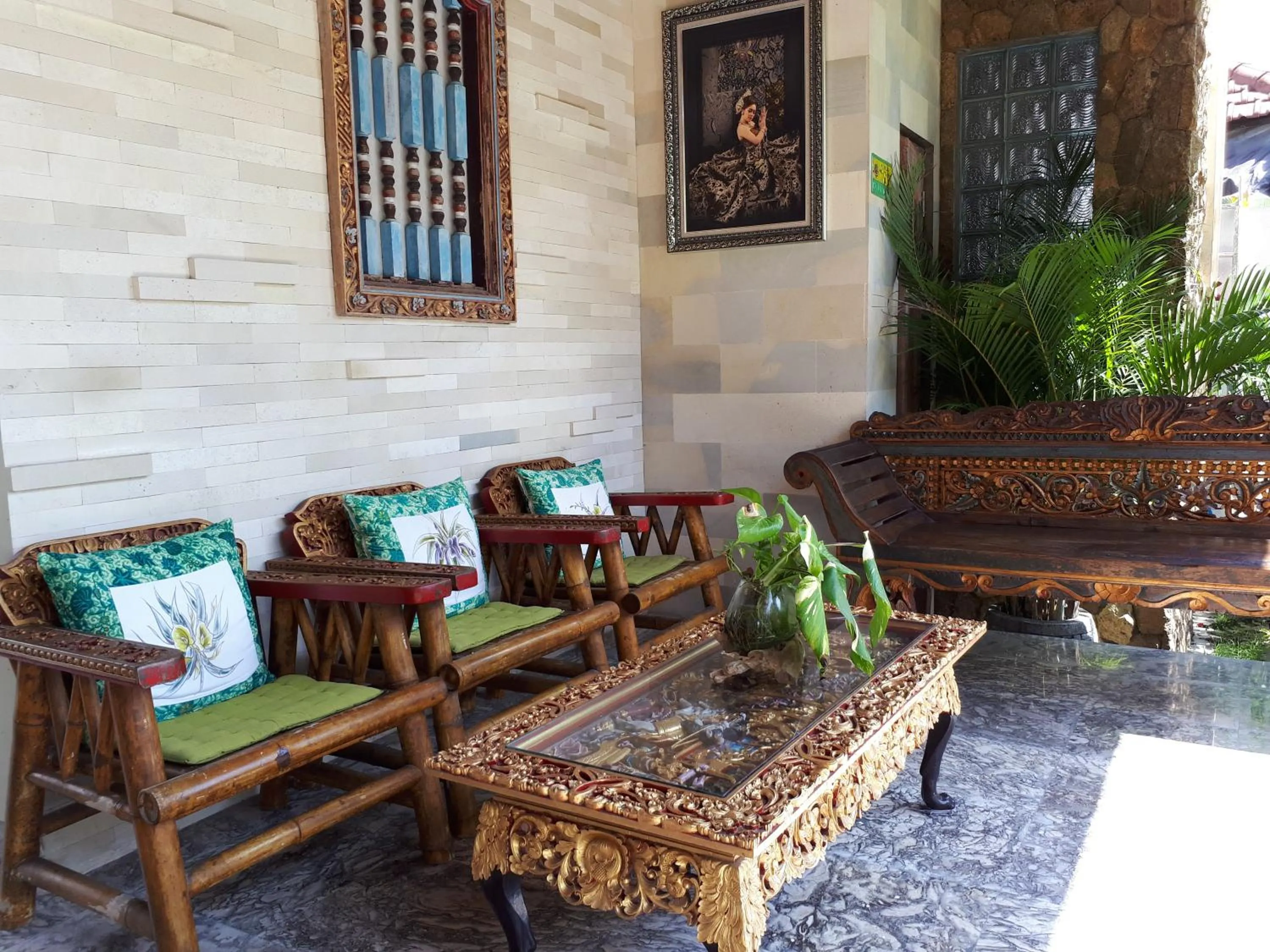 Lobby or reception in Villa Kirani Ubud by Mahaputra