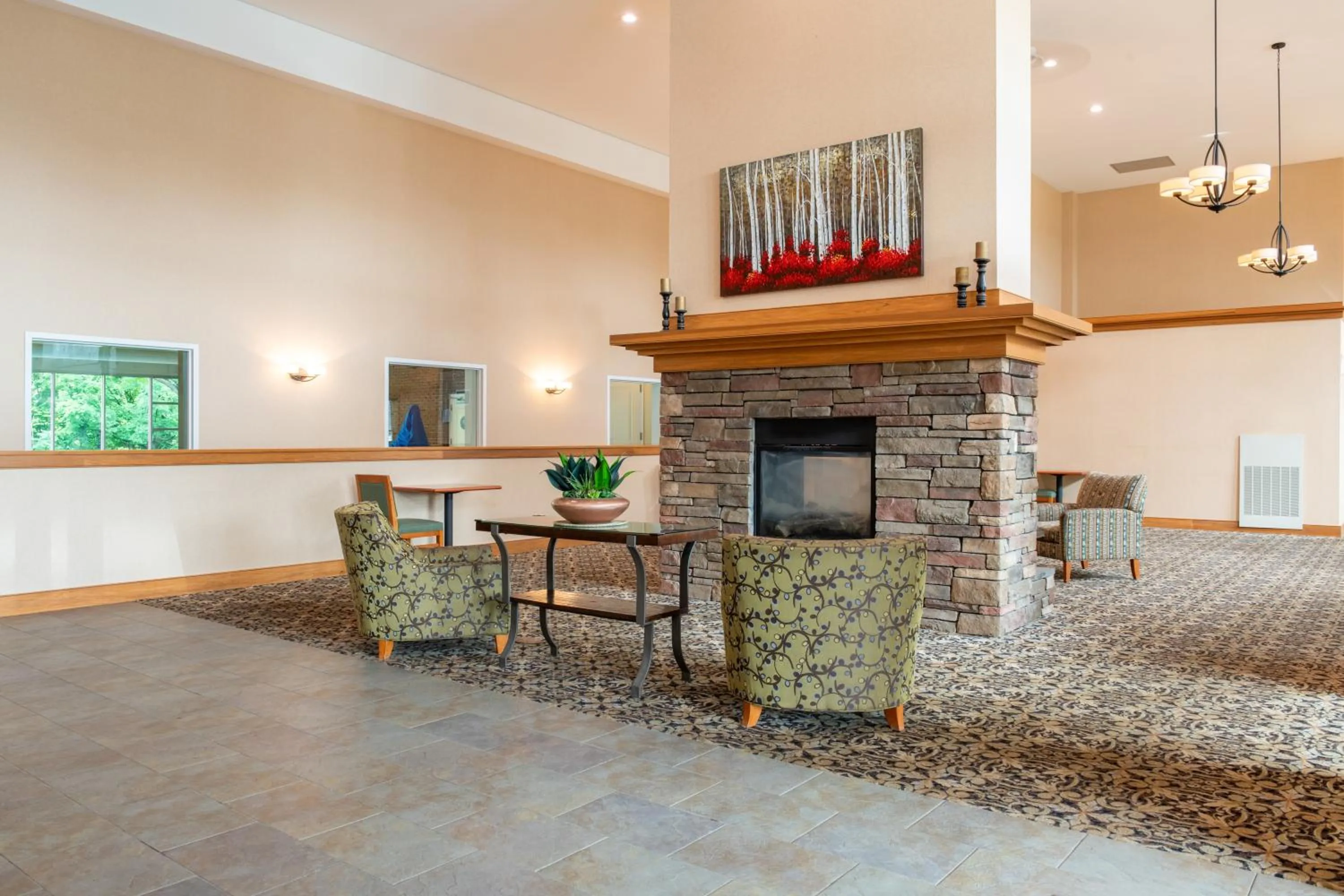 Dining area in White River Inn & Suites