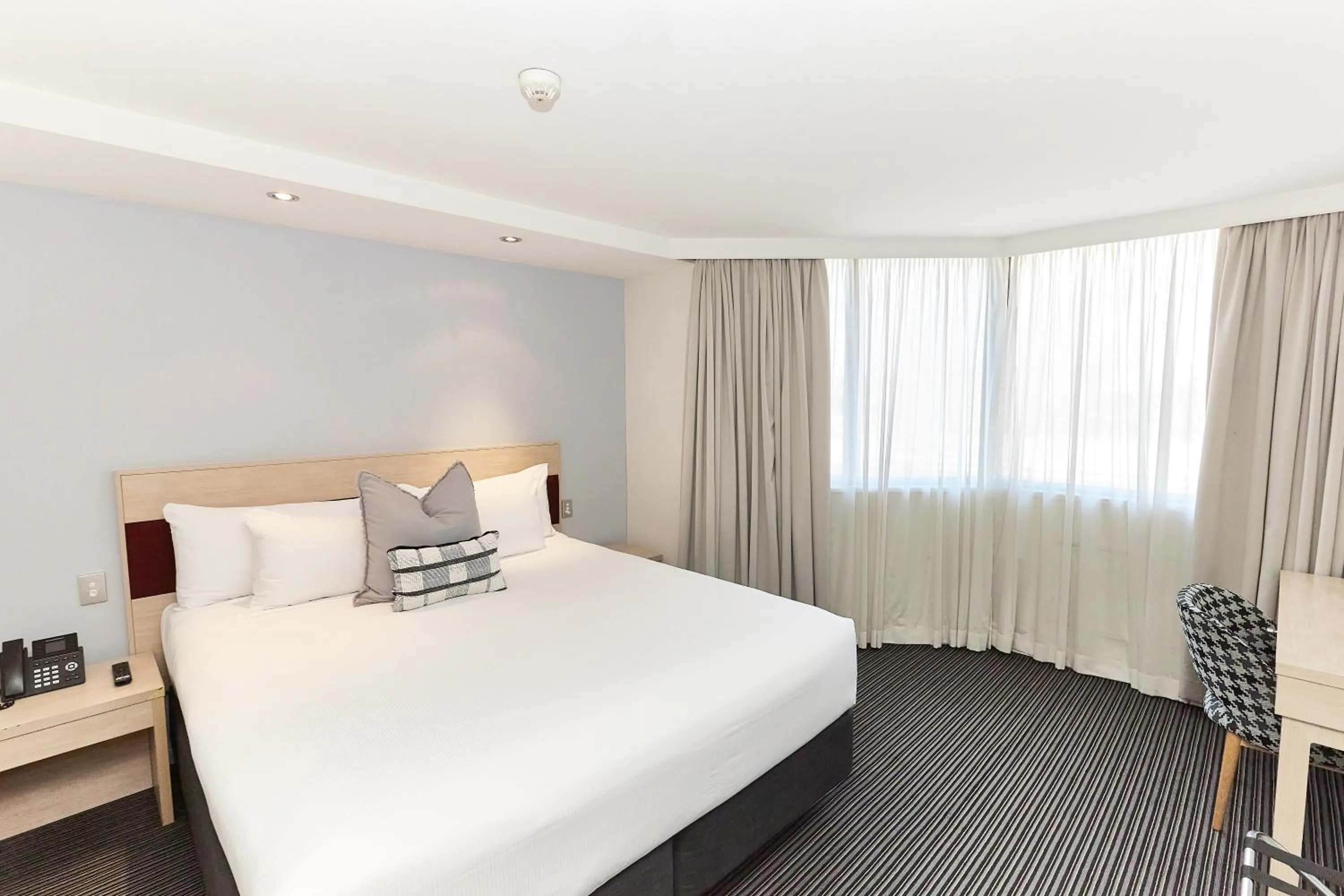 Bed in Central Studio Hotel Sydney