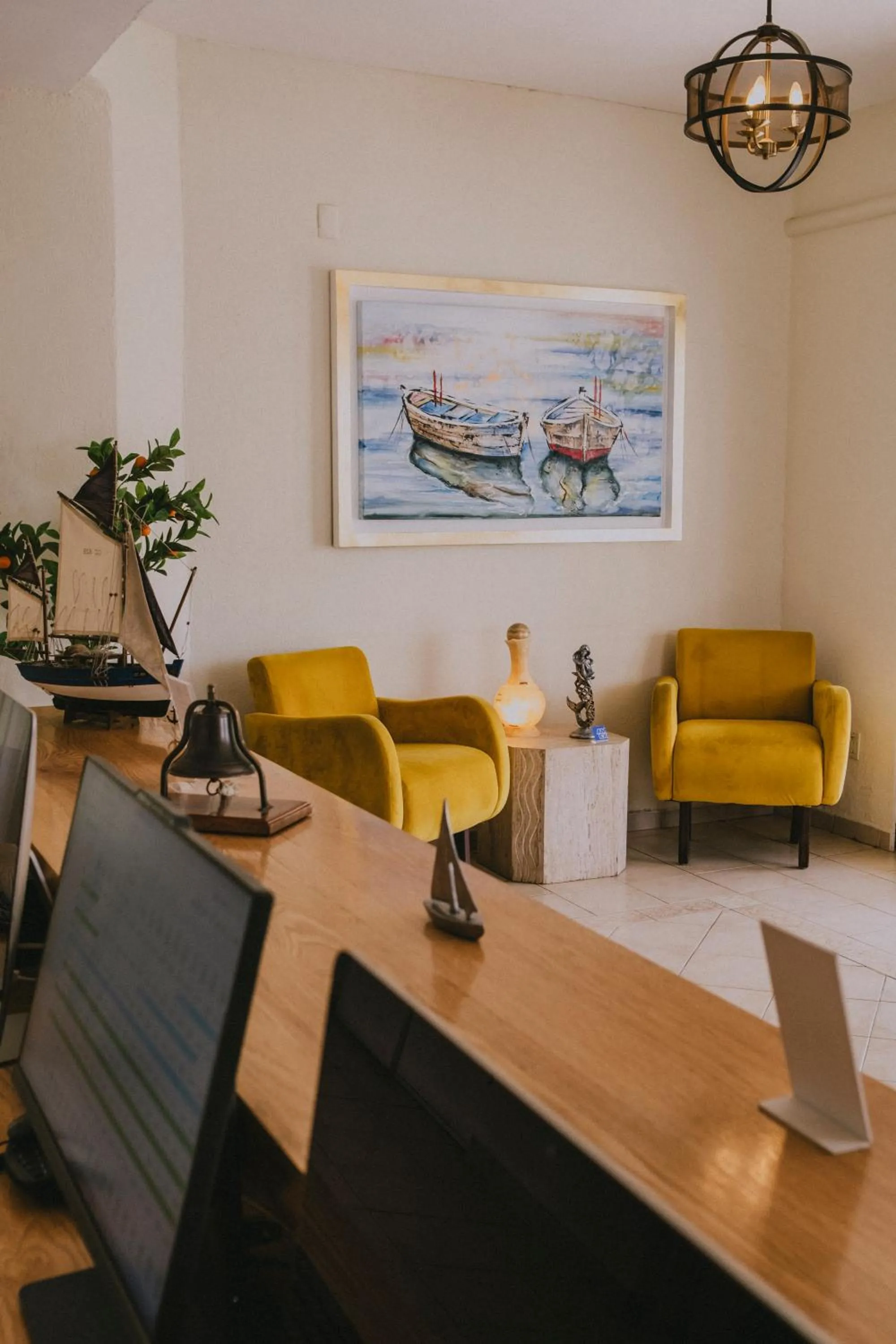 Lobby or reception in Santa Maria del Cabo