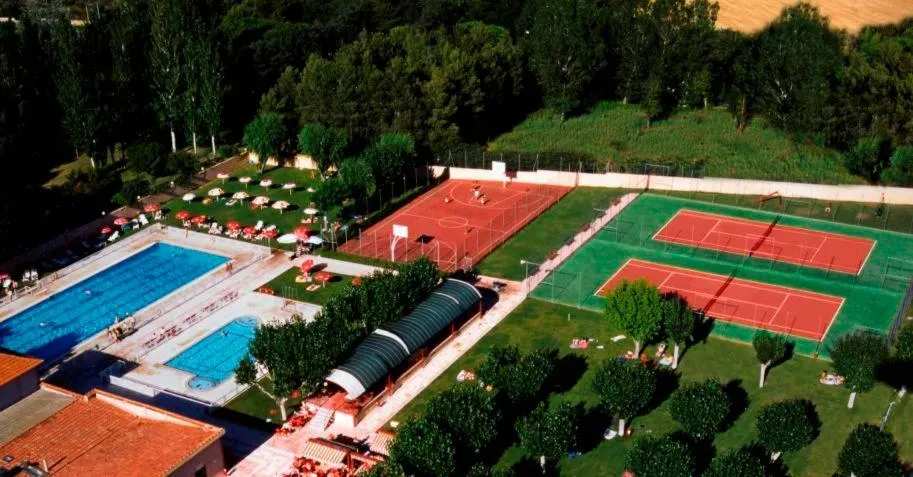 Bird's eye view in Bungalows y Mobil Homes Camping Regio