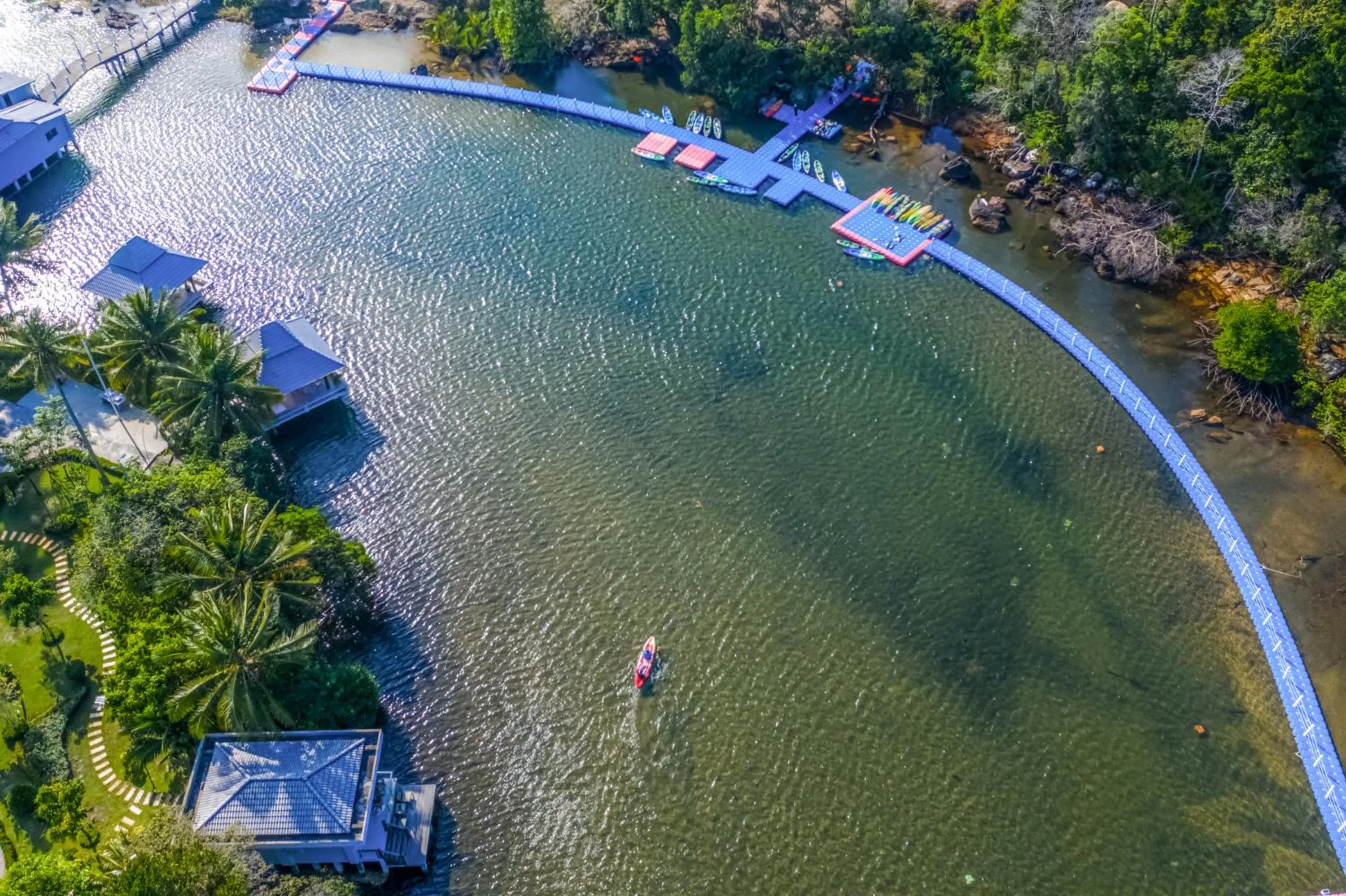 Bird's eye view in Mafiya Resort