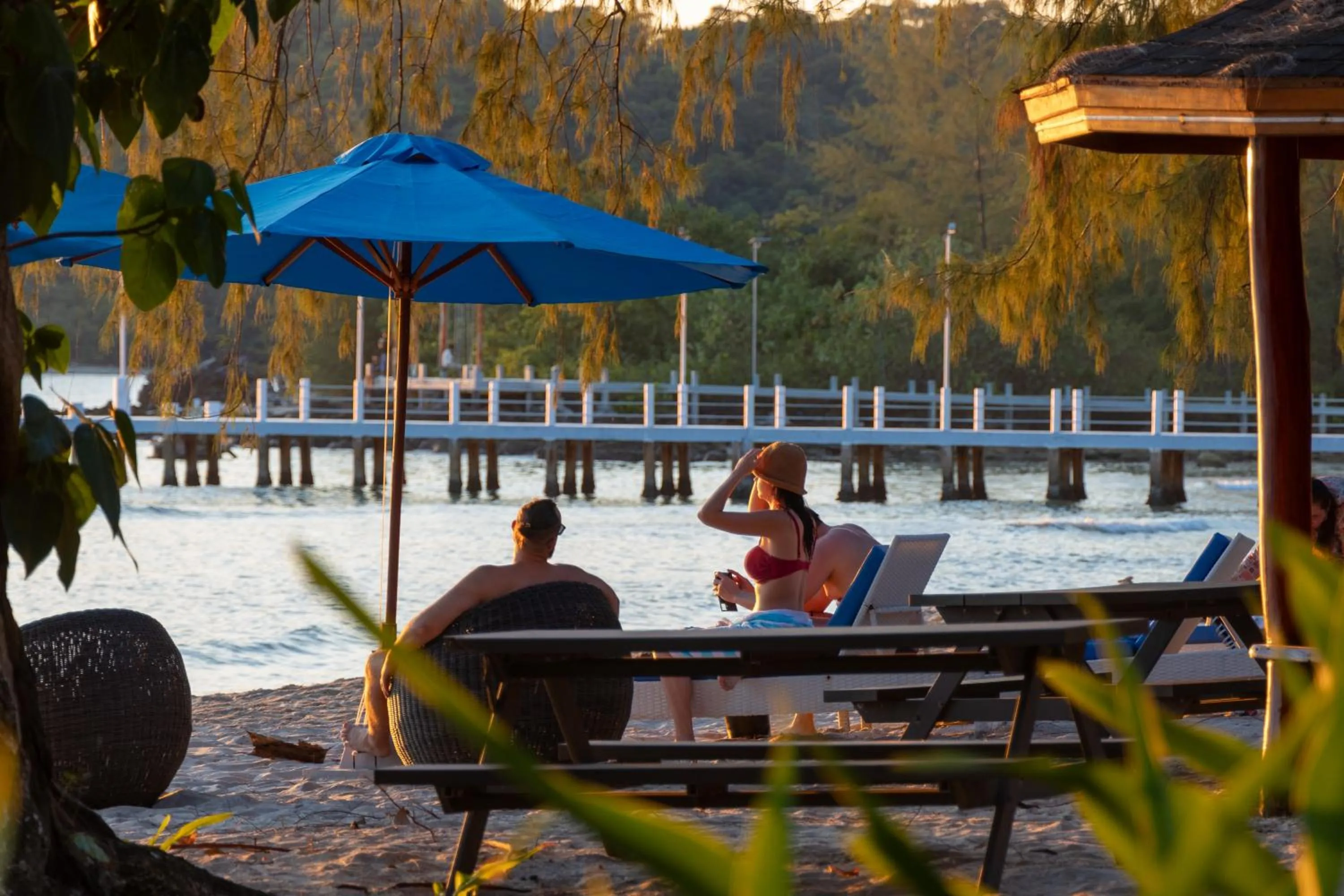 Seating area in Mafiya Resort