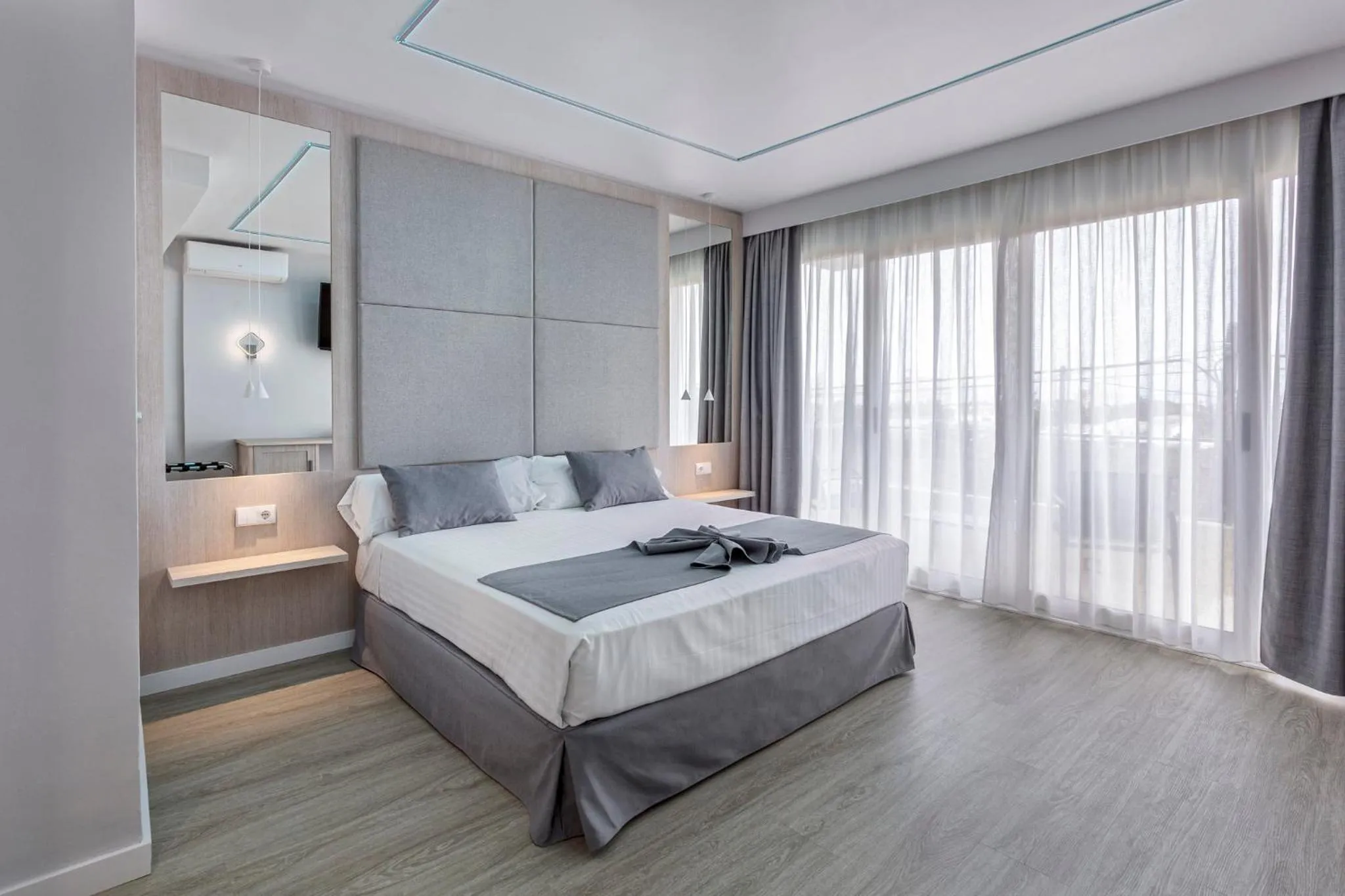 Bed in Hospedium Hotel Abril