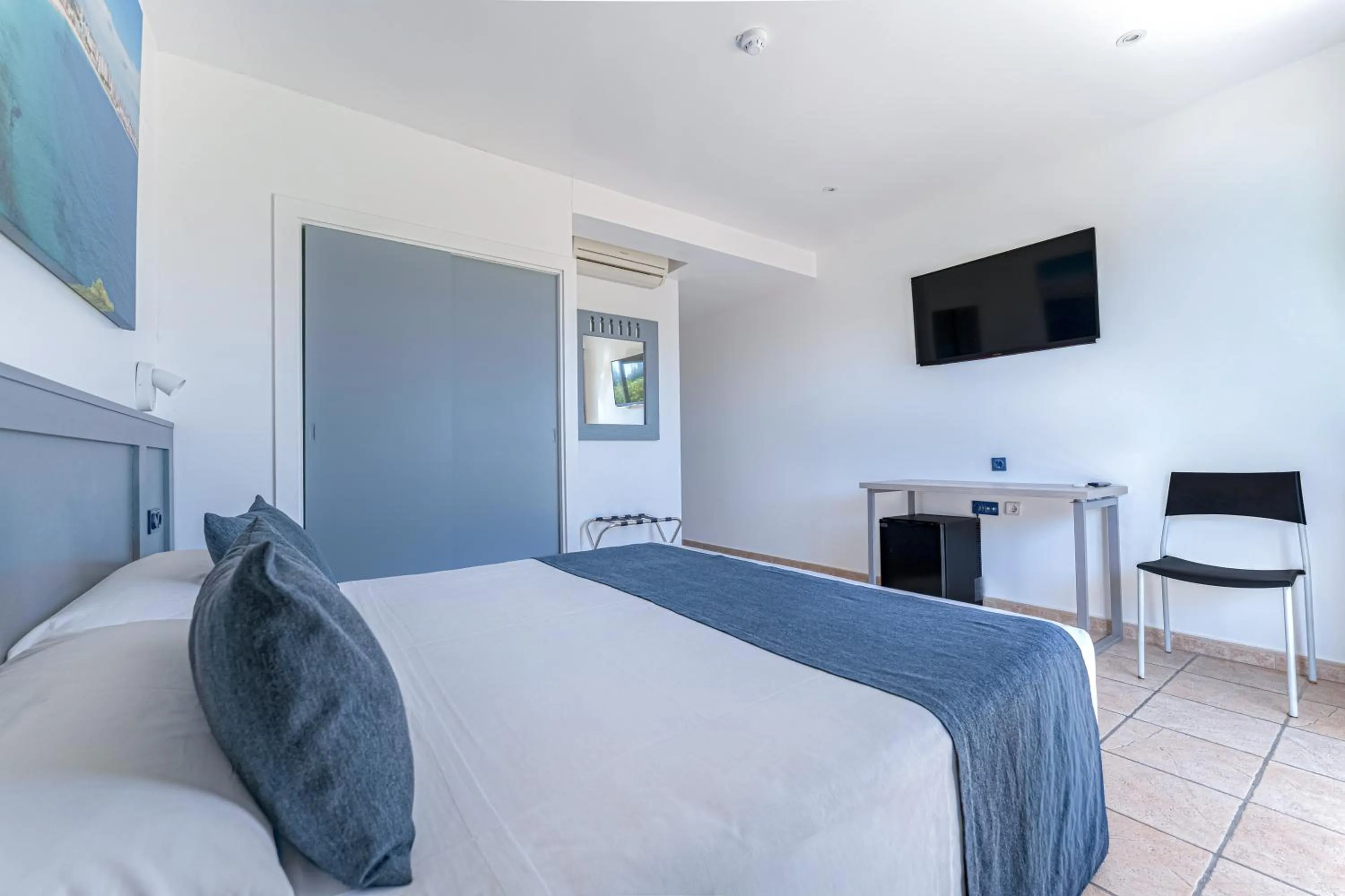 Bed in Hospedium Hotel Abril