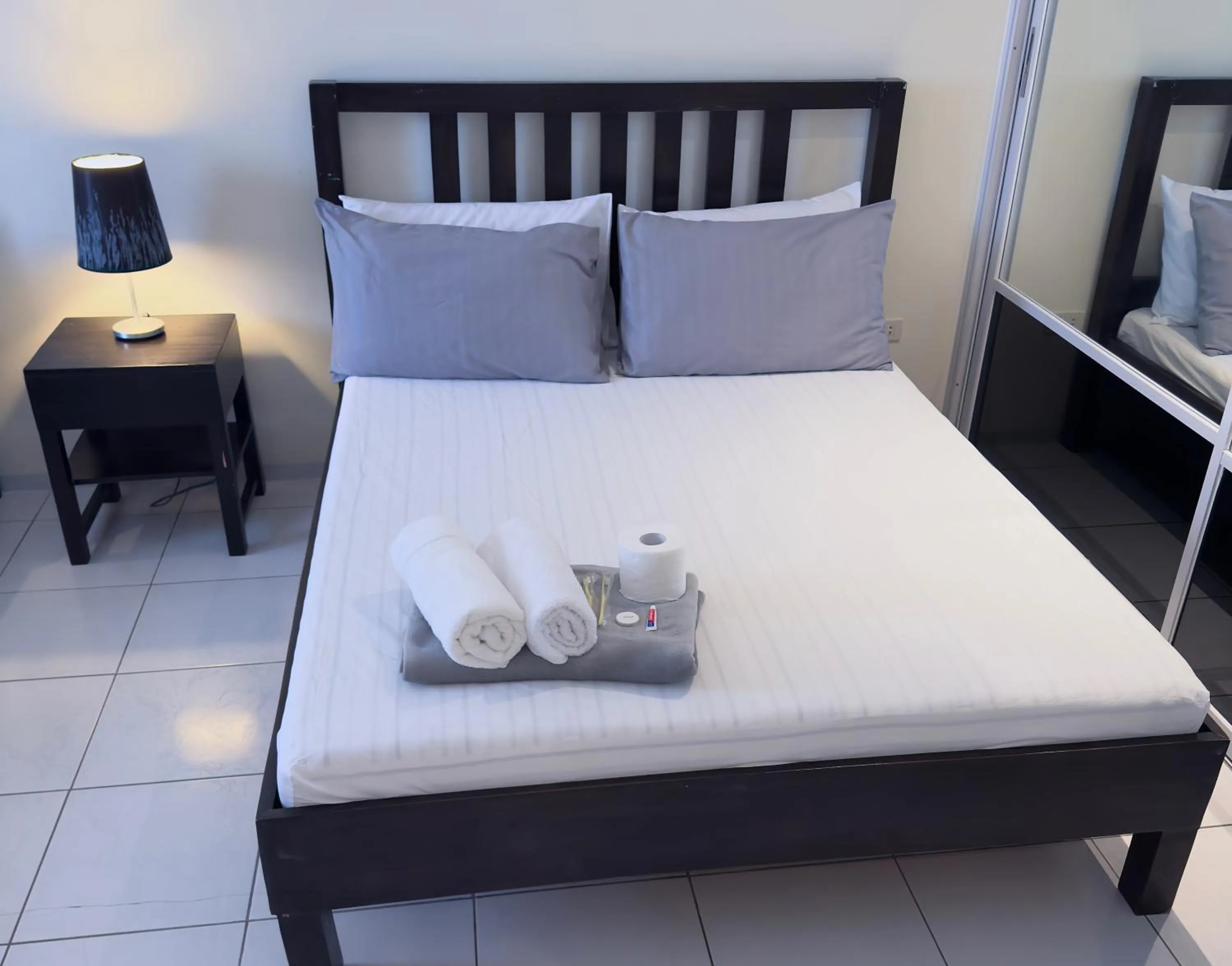 Bed in Victoria's Bed & Breakfast