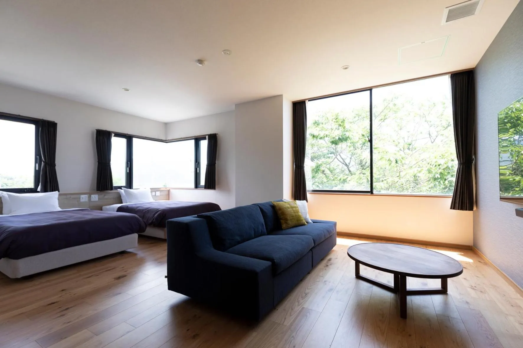 TV and multimedia, Bed in 宮島離れの宿 IBUKU -Miyajima Hanare no Yado IBUKU-