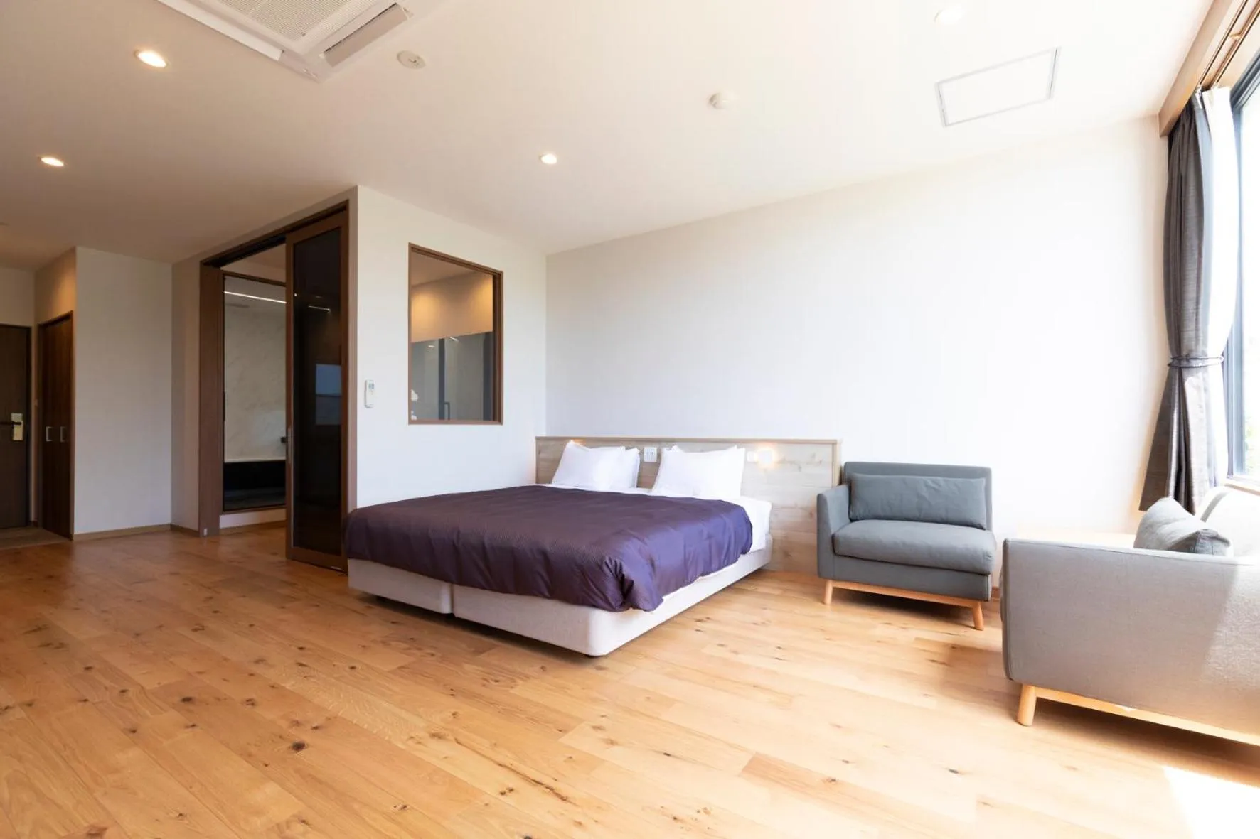 Bed in 宮島離れの宿 IBUKU -Miyajima Hanare no Yado IBUKU-