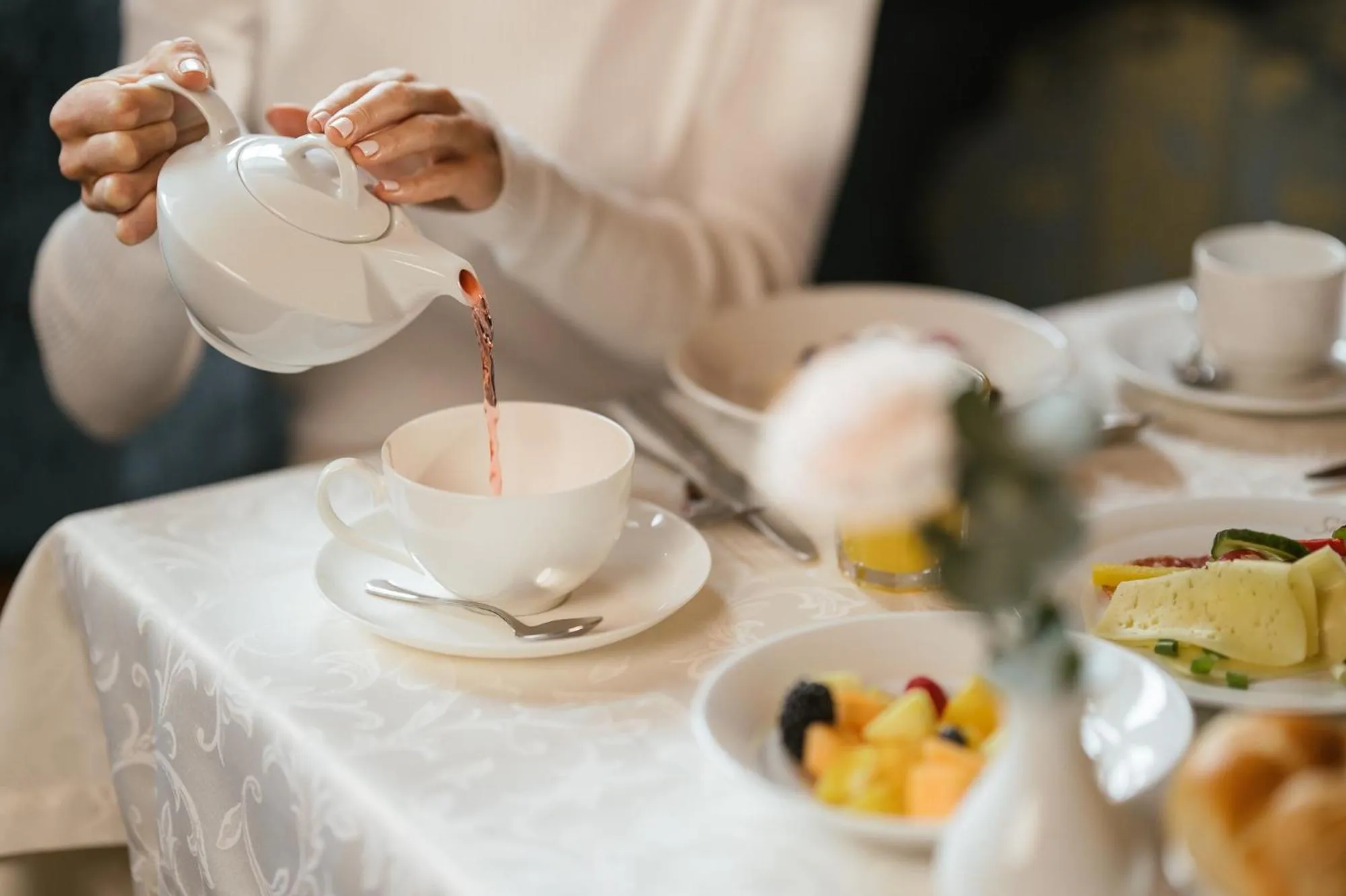 Breakfast in Hotel Seespitz