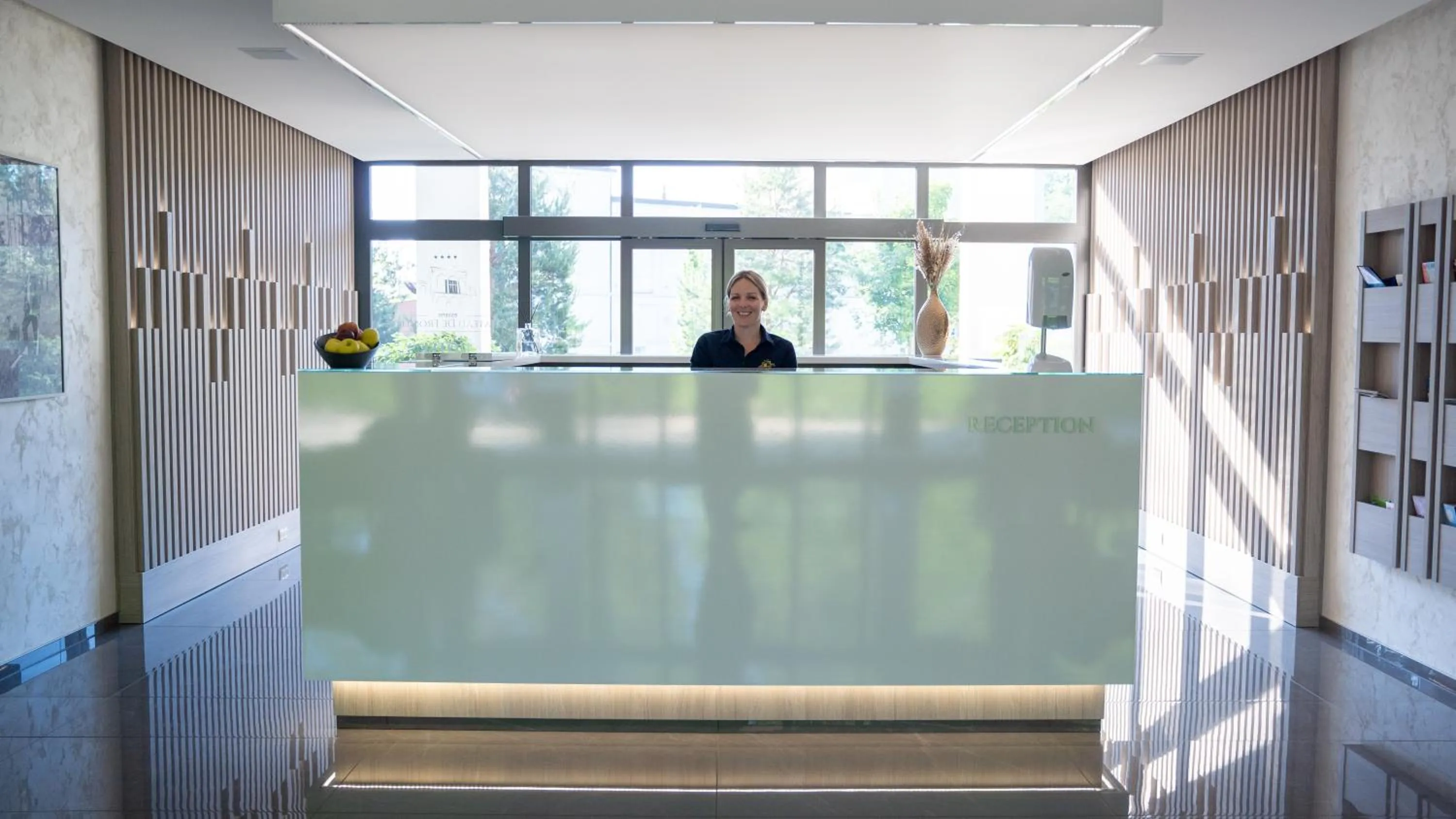 Lobby or reception in HOTEL Hraniční zámeček