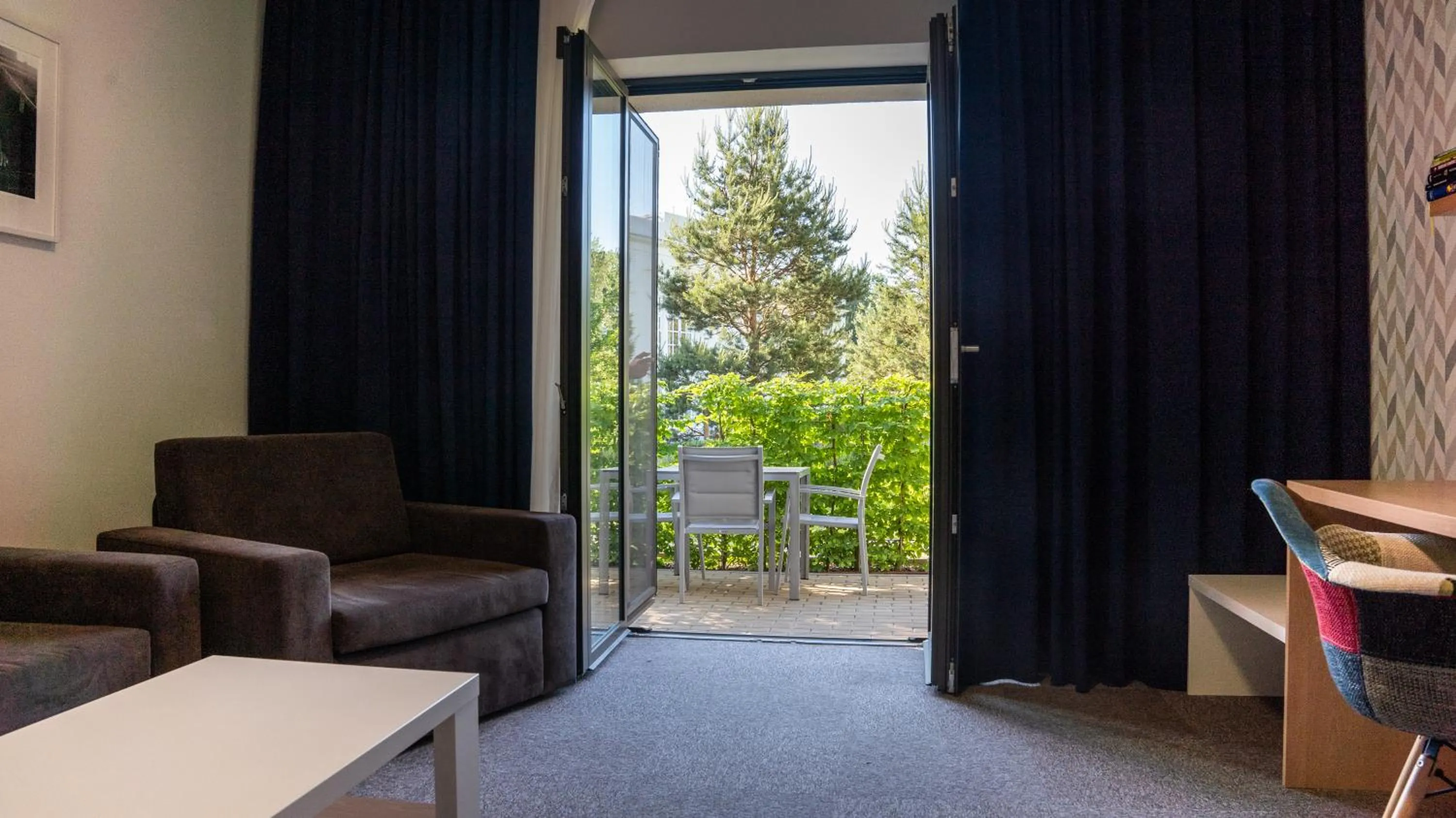 Balcony/Terrace in HOTEL Hraniční zámeček