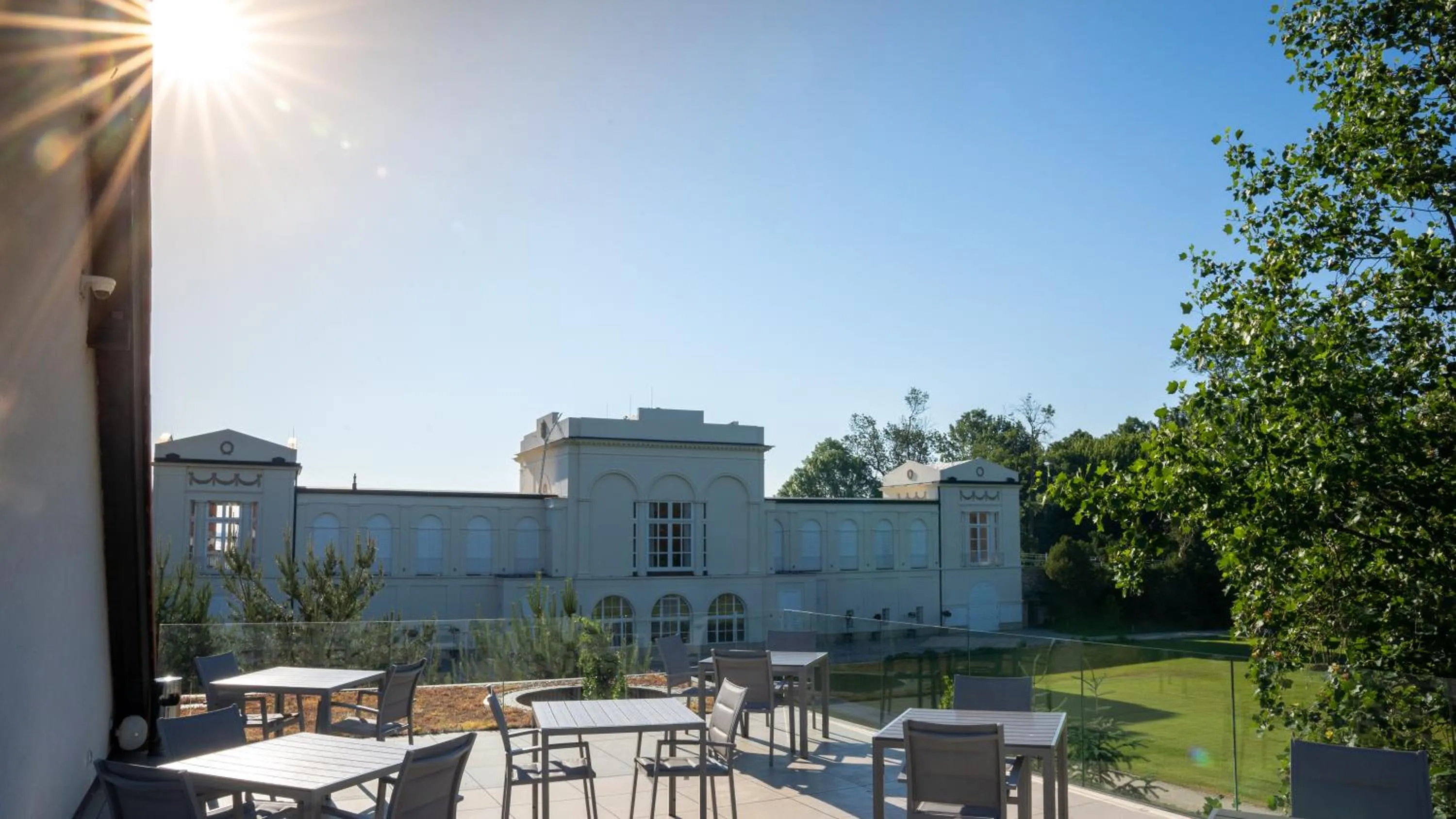 Balcony/Terrace in HOTEL Hraniční zámeček