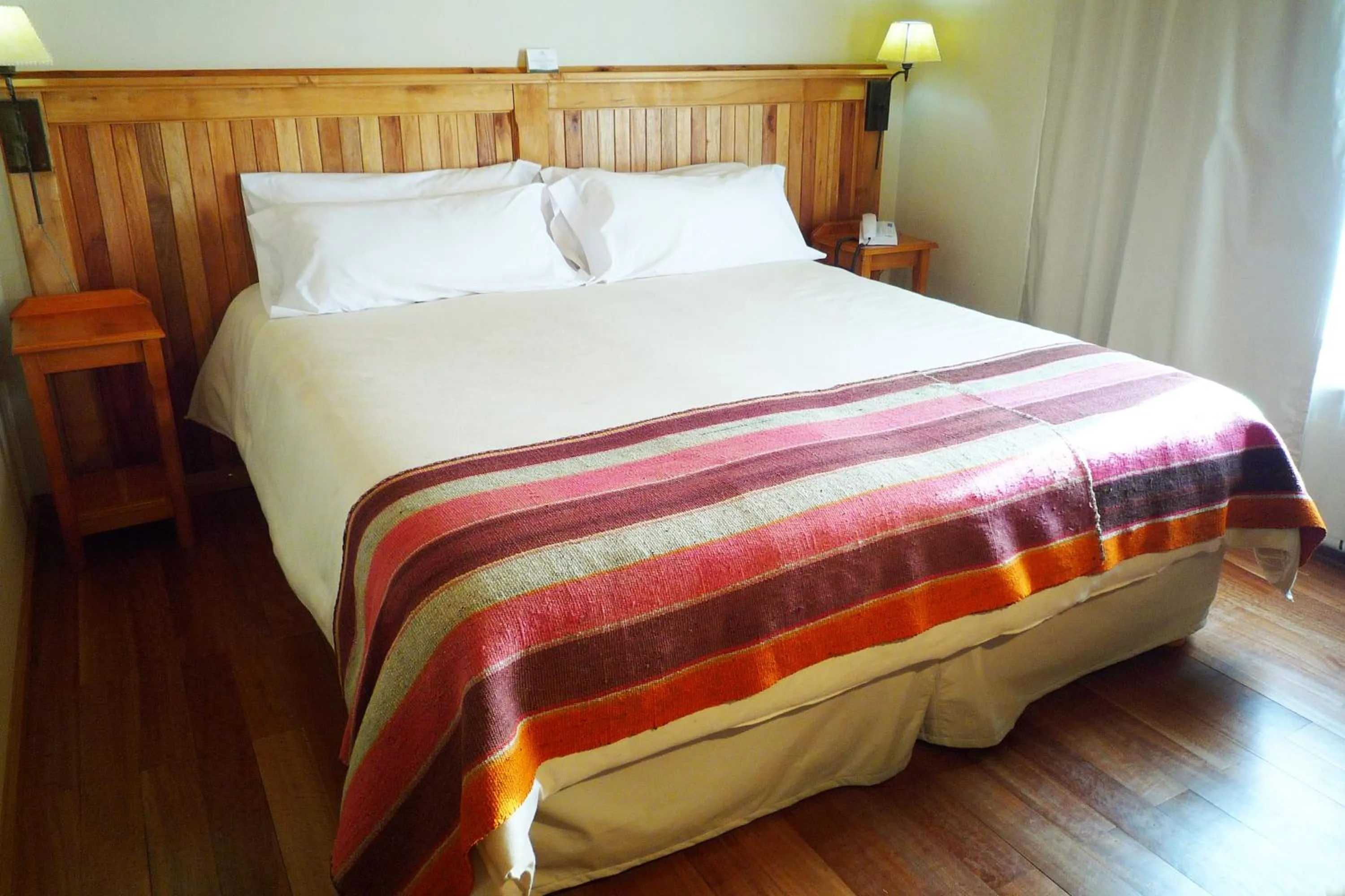 Bed in Hosteria Senderos