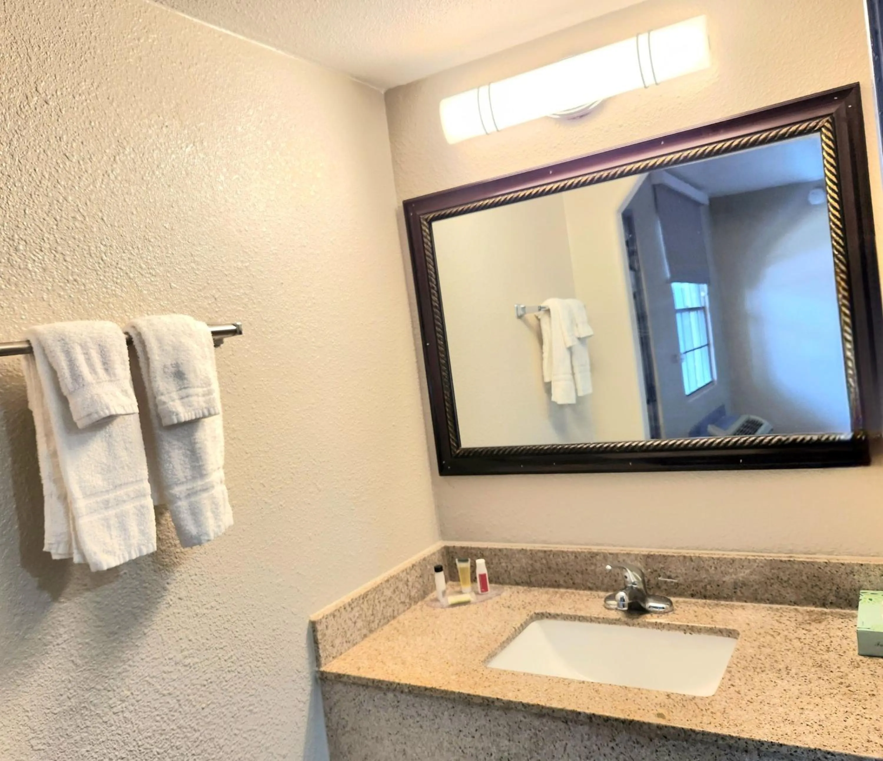 Bathroom in Days Inn by Wyndham Houston