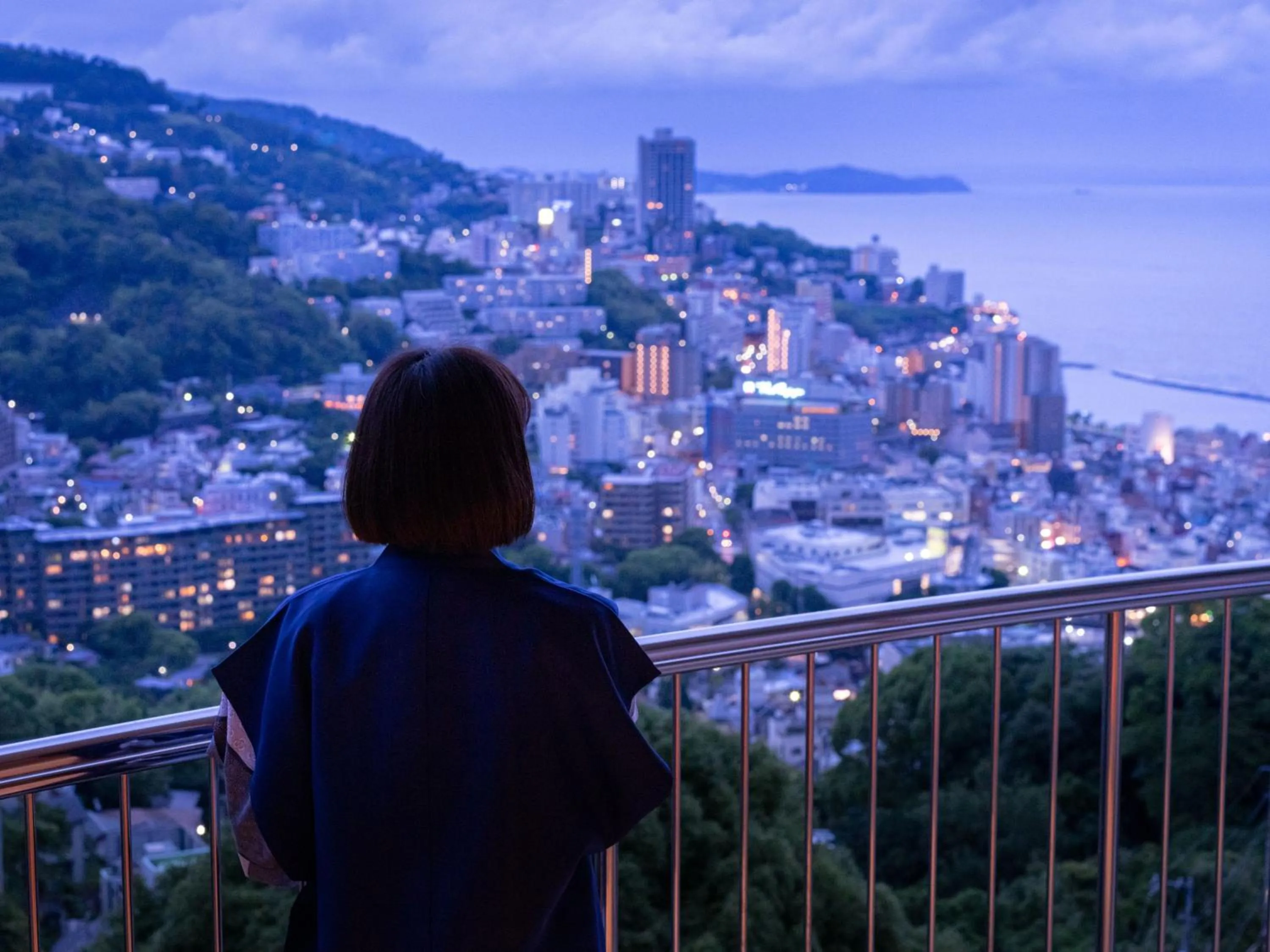 Balcony/Terrace in KAMENOI HOTEL Atami