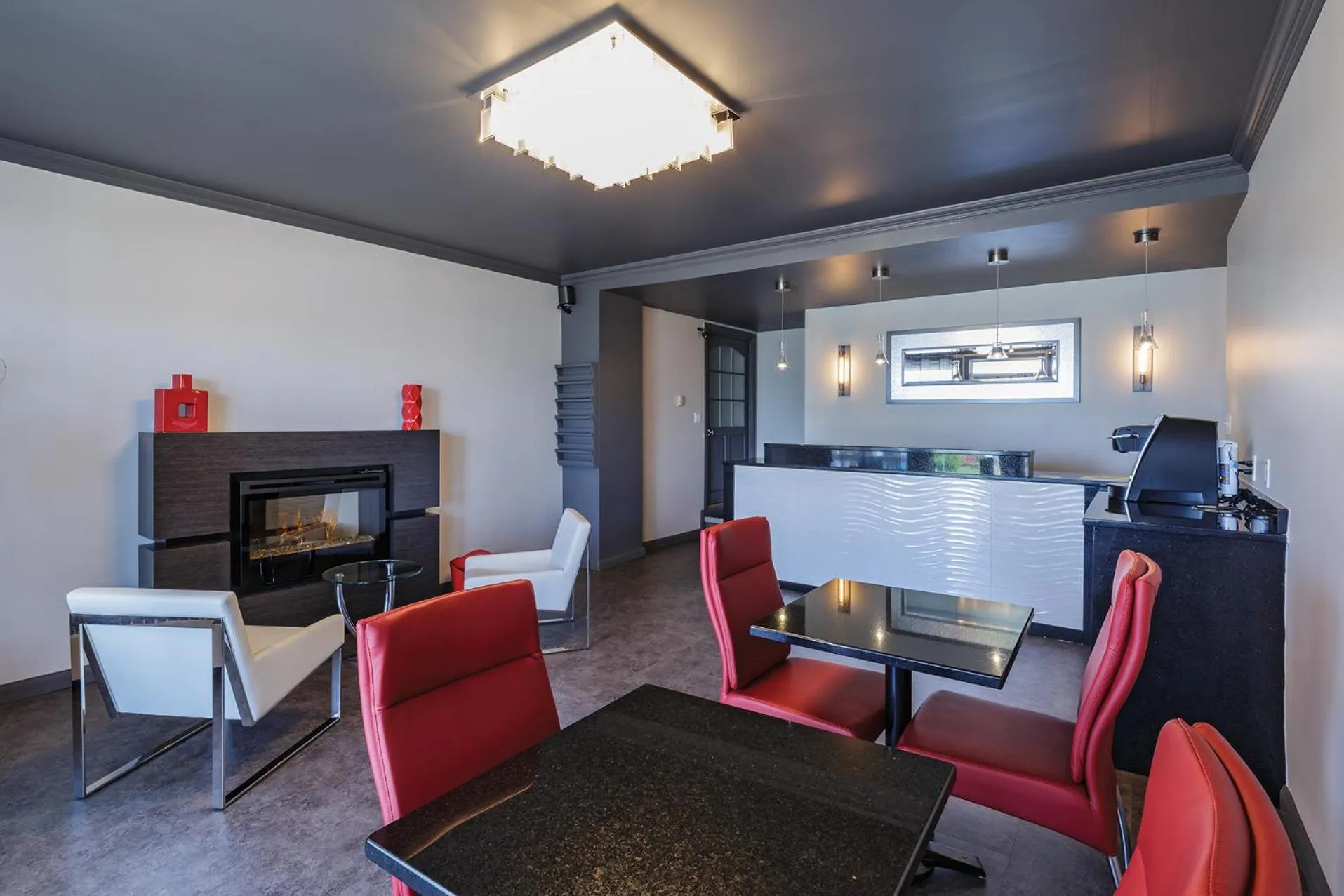 Lobby or reception in Motel au Vieux Piloteux