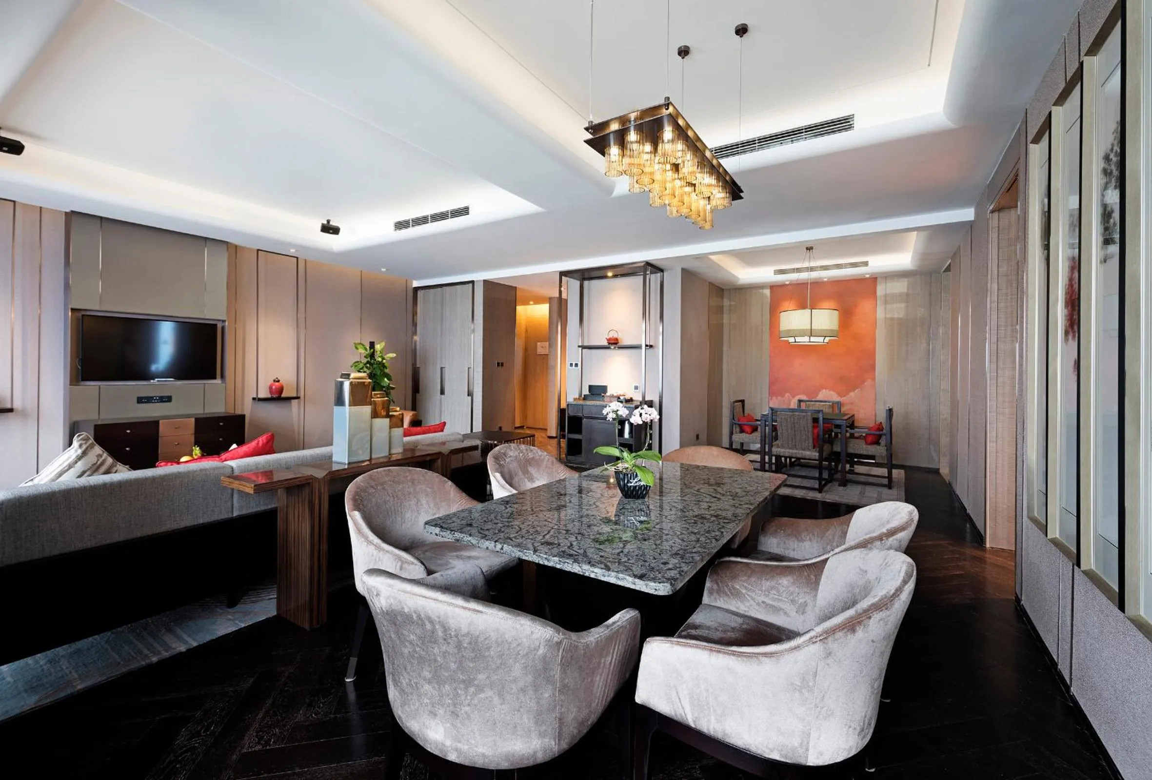 Living room in HUALUXE Wuhu