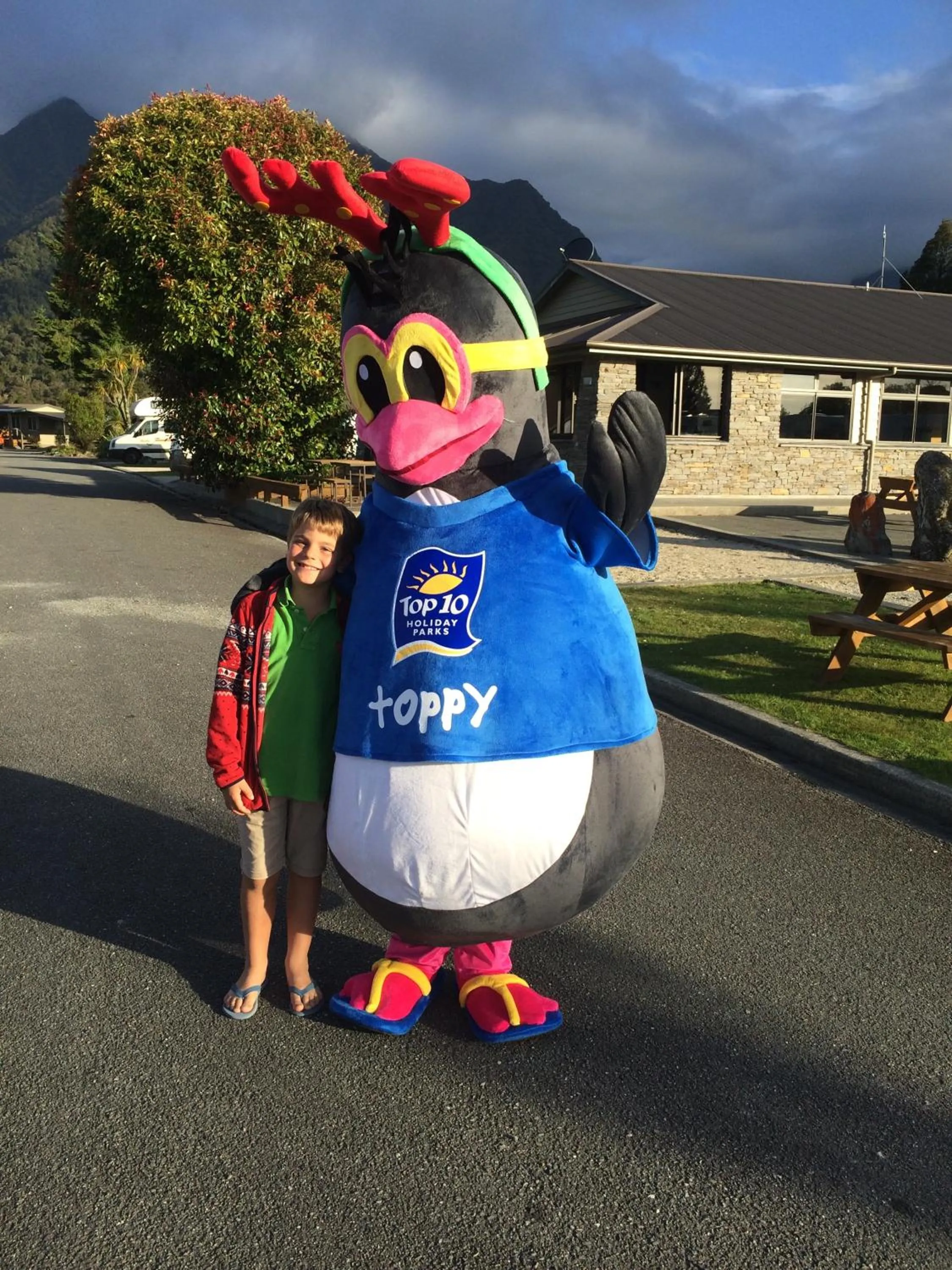young children in Fox Glacier TOP 10 Holiday Park & Motels