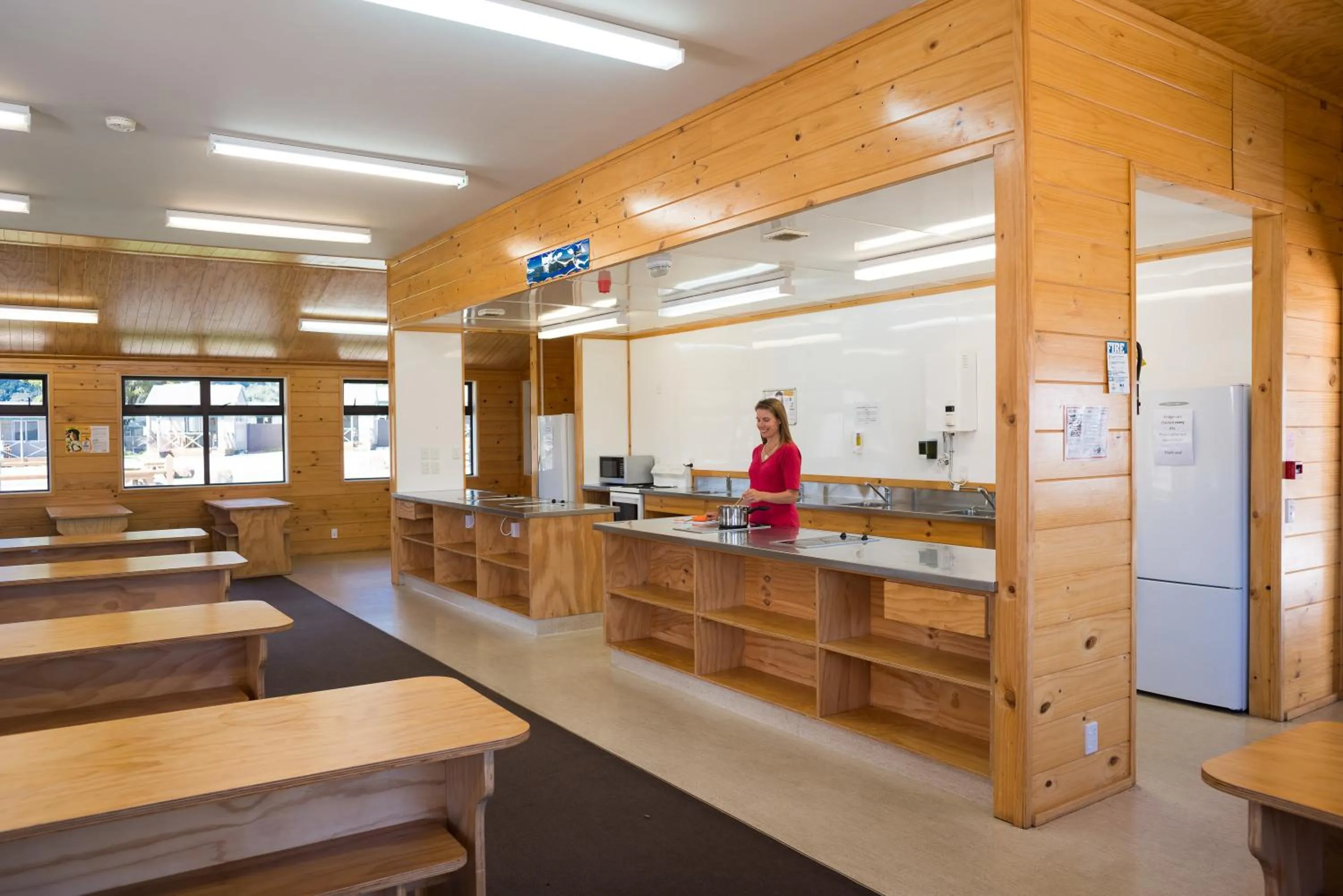 Communal kitchen in Fox Glacier TOP 10 Holiday Park & Motels