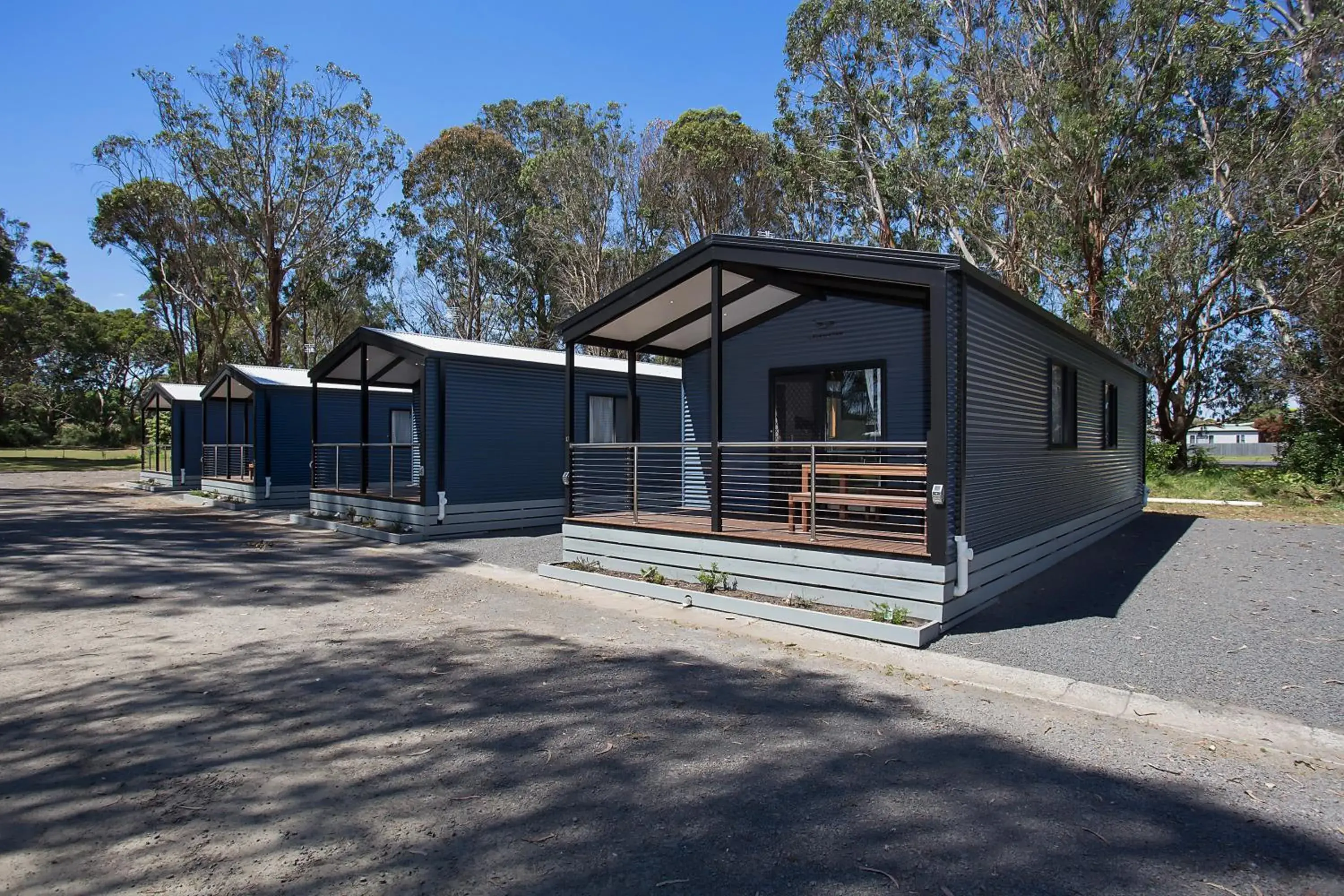Superior Two-Bedroom Cabin (Queen & Bunk) in Portland Tourist Park Superior Two-Bedroom Cabin (Queen & Bunk) in Portland Tourist Park