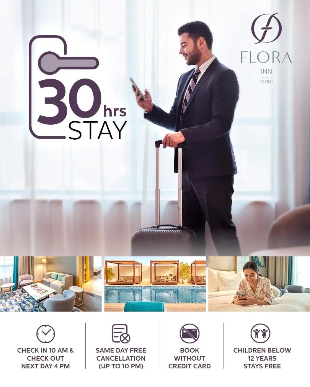 View (from property/room) in Flora Inn Hotel Dubai Airport