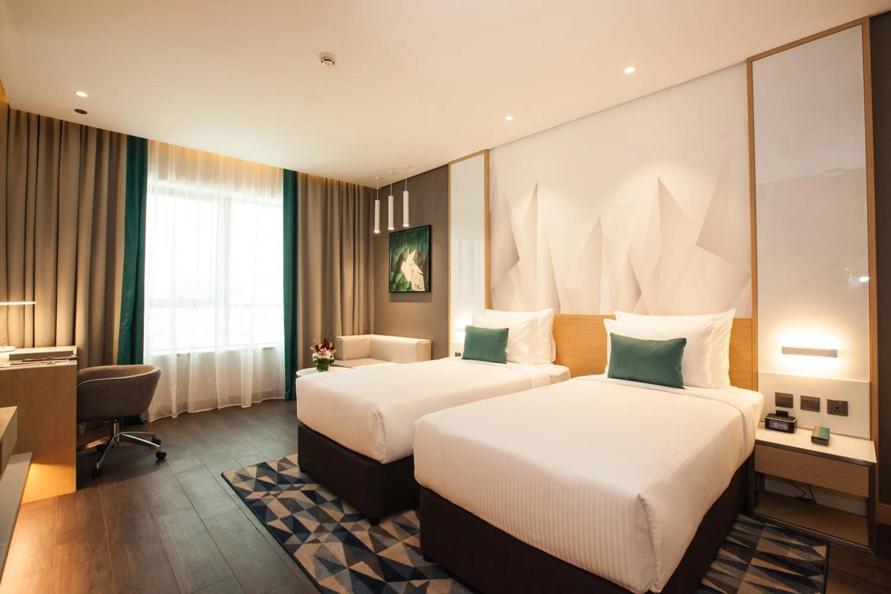 Photo of the whole room, Bed in Flora Inn Hotel Dubai Airport