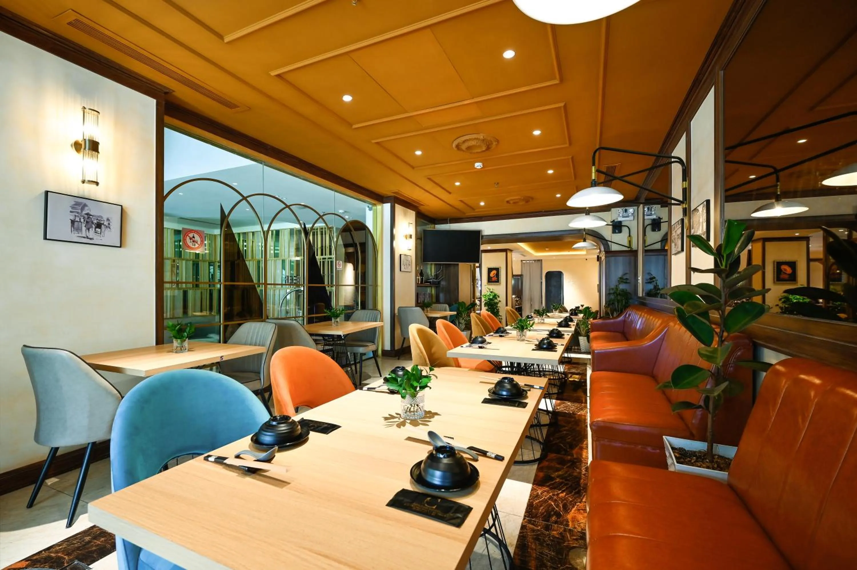 Seating area in Cicilia Saigon Center