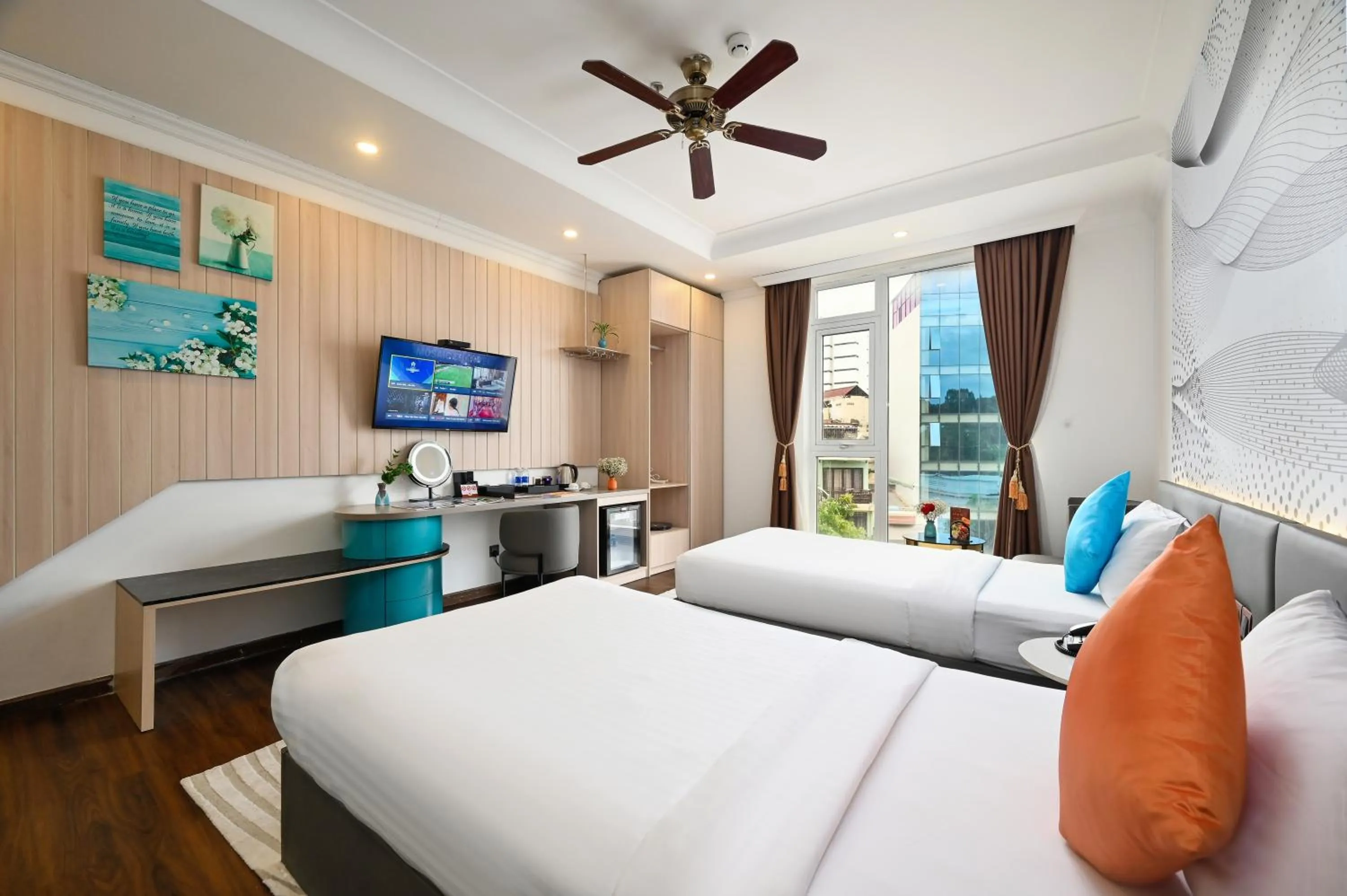 City view, Bed in Cicilia Saigon Center