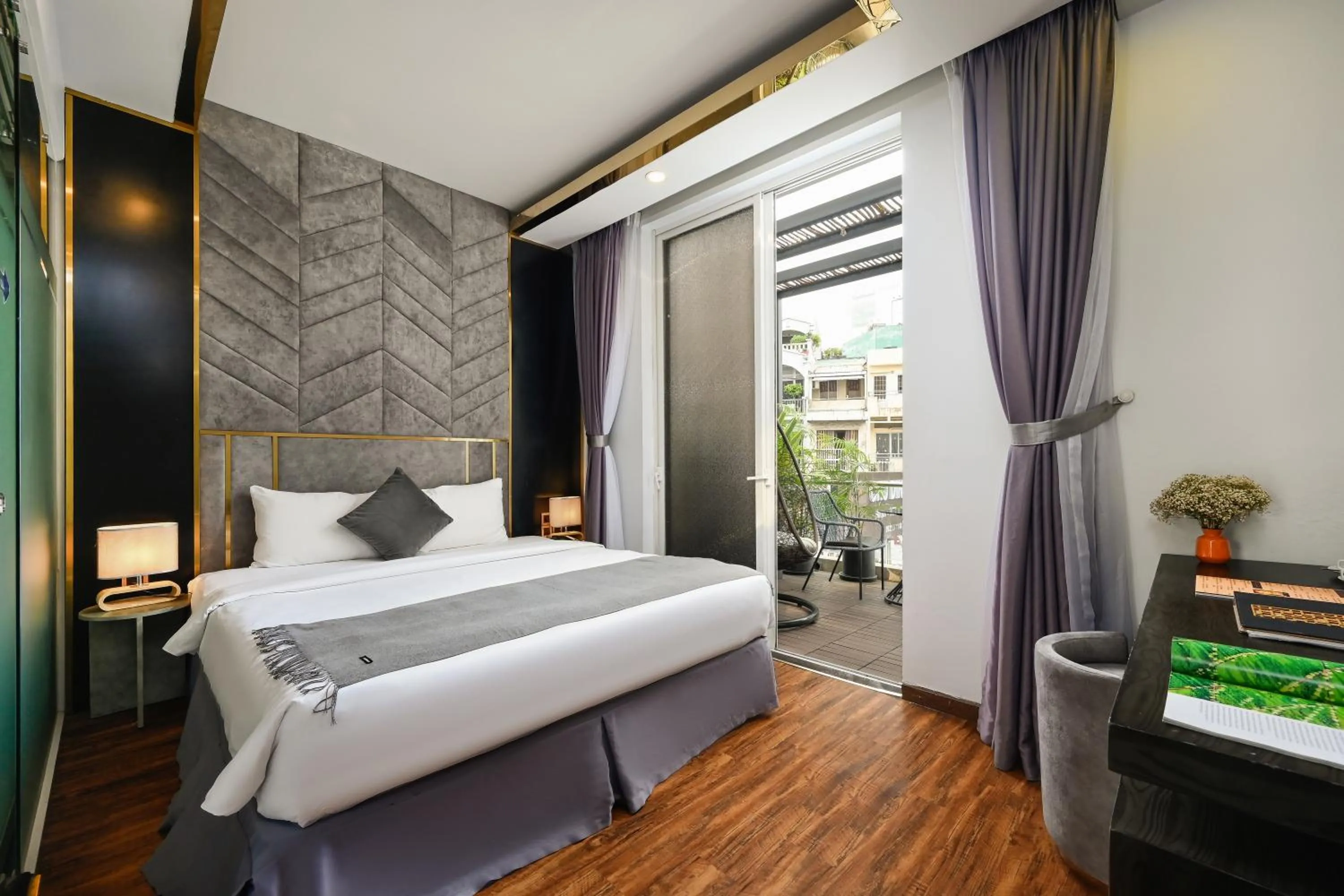 Bedroom, Bed in Cicilia Saigon Center