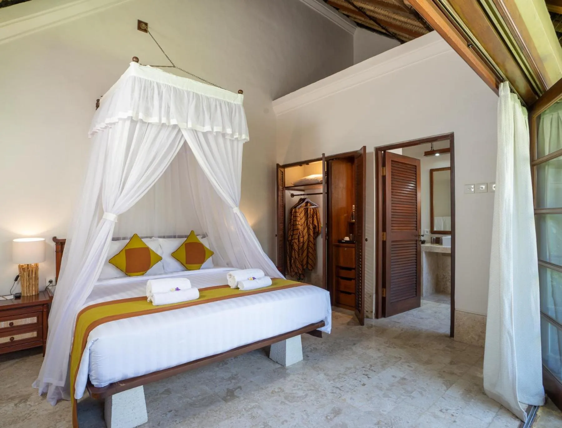 Bedroom, Bed in Mimpi Resort Tulamben
