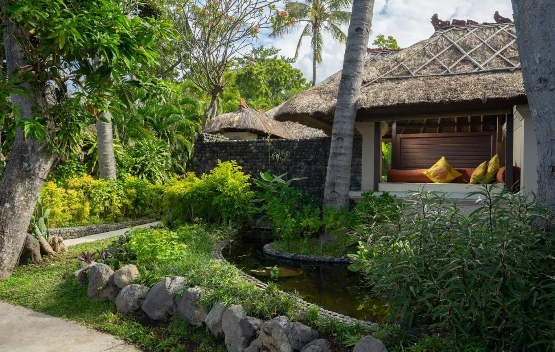 Courtyard Villa with Ocean View with Free 60 Minutes Balinese Massage for 1 Person in Mimpi Resort Tulamben Courtyard Villa with Ocean View with Free 60 Minutes Balinese Massage for 1 Person in Mimpi Resort Tulamben