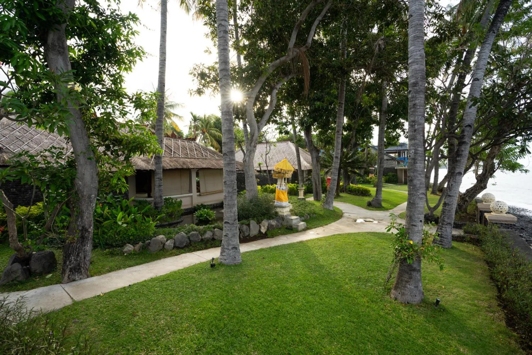 Garden in Mimpi Resort Tulamben