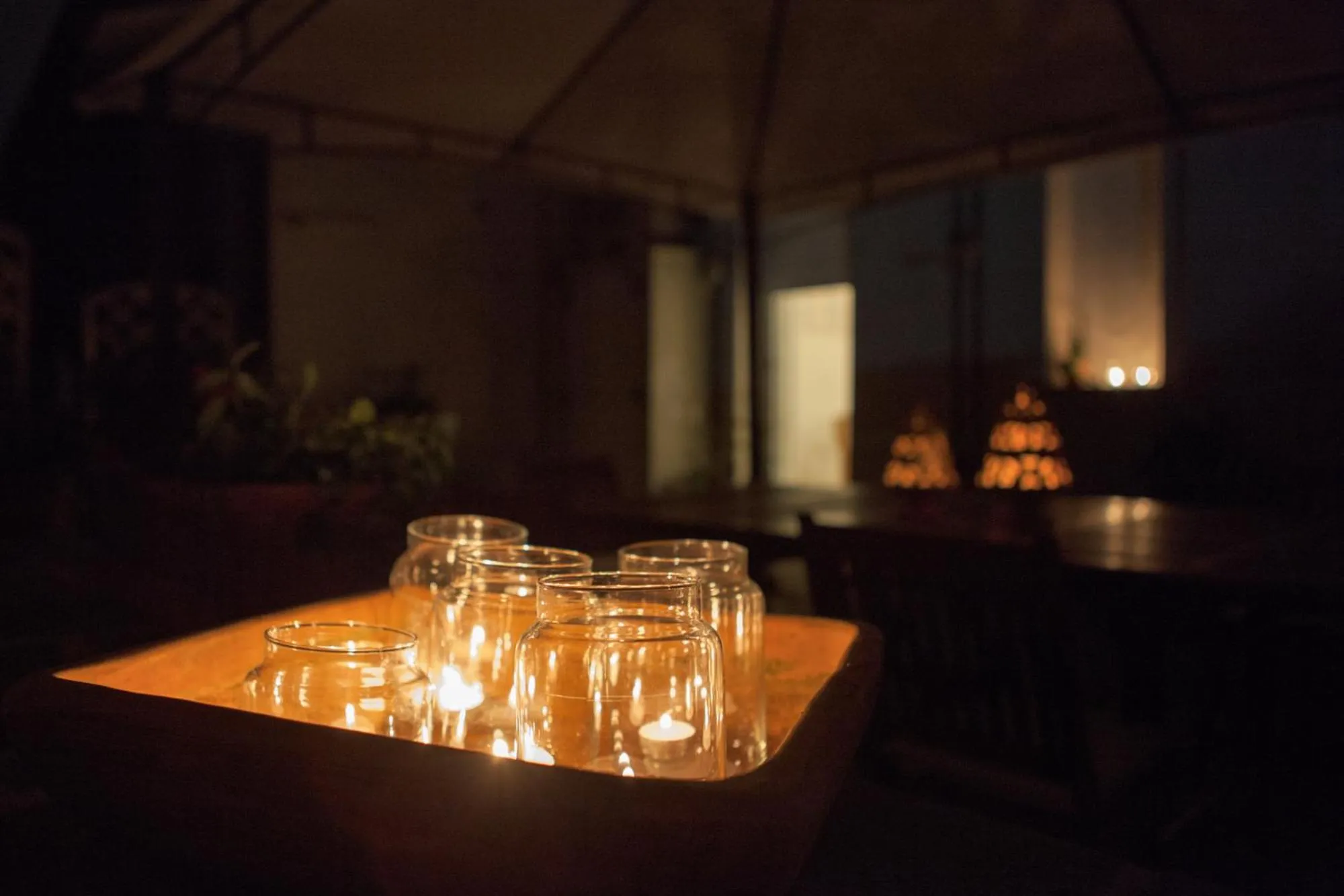 Inner courtyard view in Ca di Anna