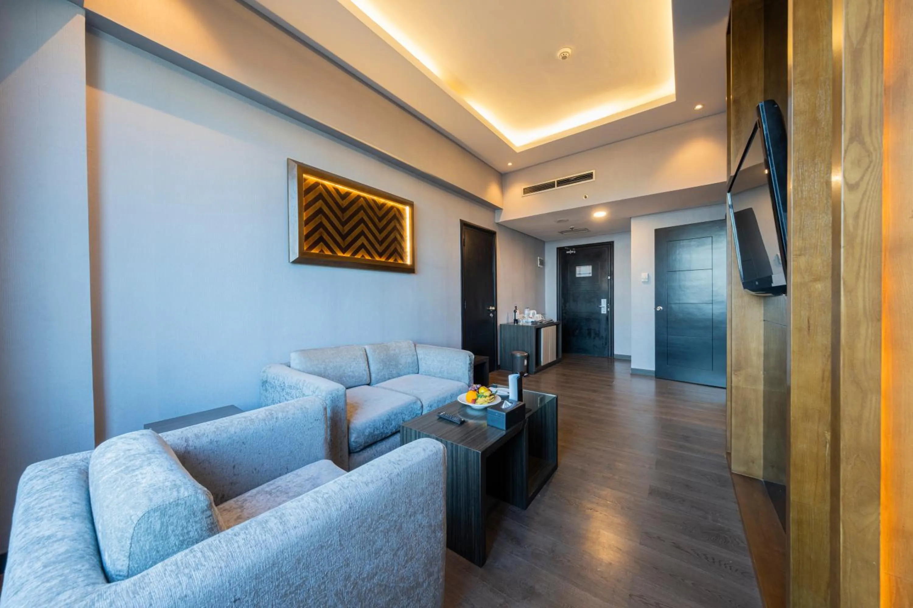 Living room in Grand Jatra Hotel Pekanbaru