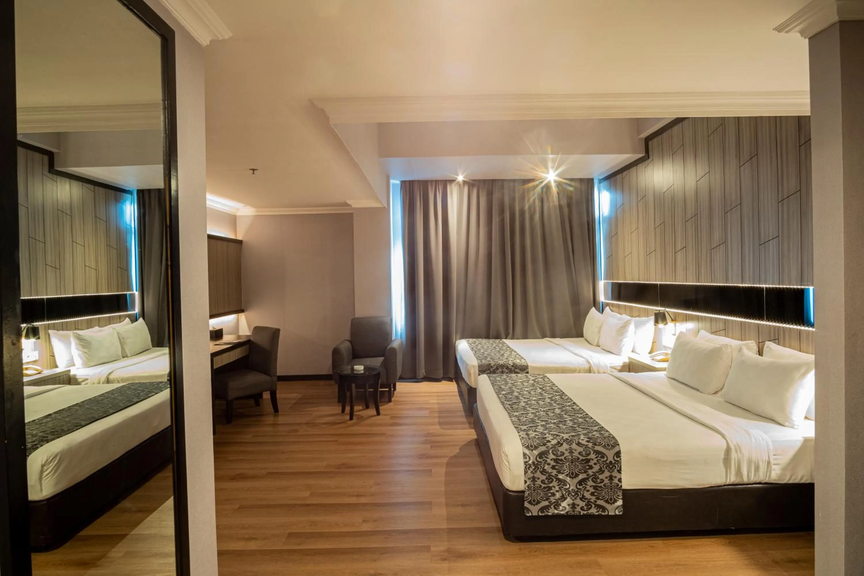 Bed in Grand Jatra Hotel Pekanbaru